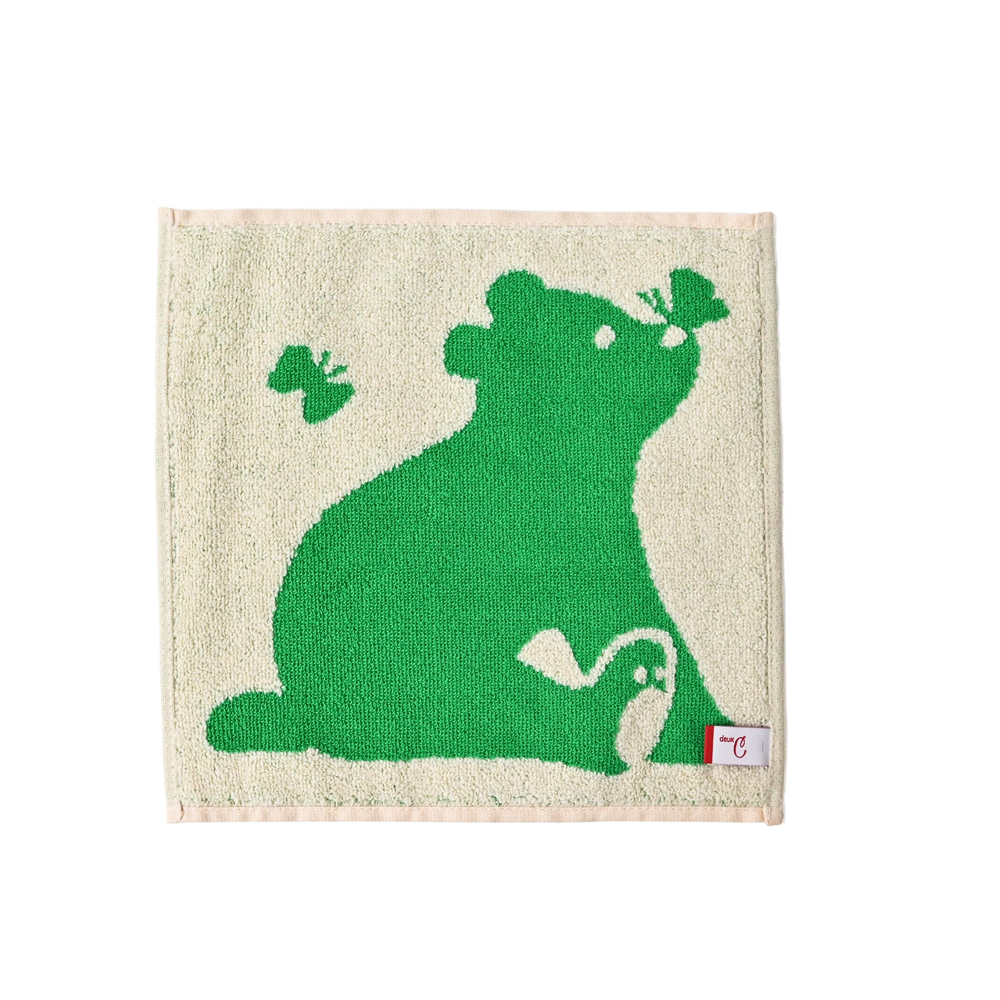 タオルハンカチ[シンプルパイル] クマ