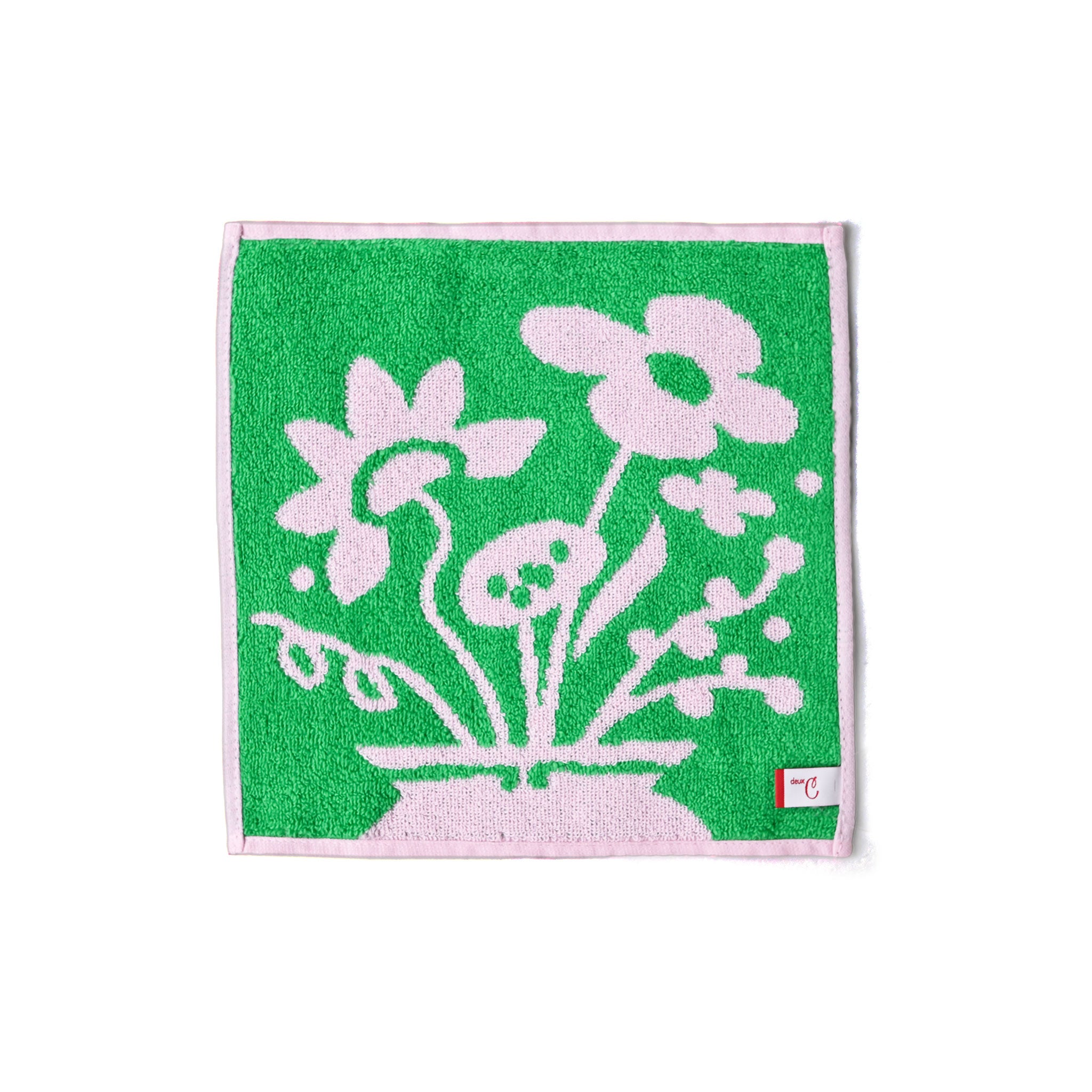 タオルハンカチ[シンプルパイル] フラワー