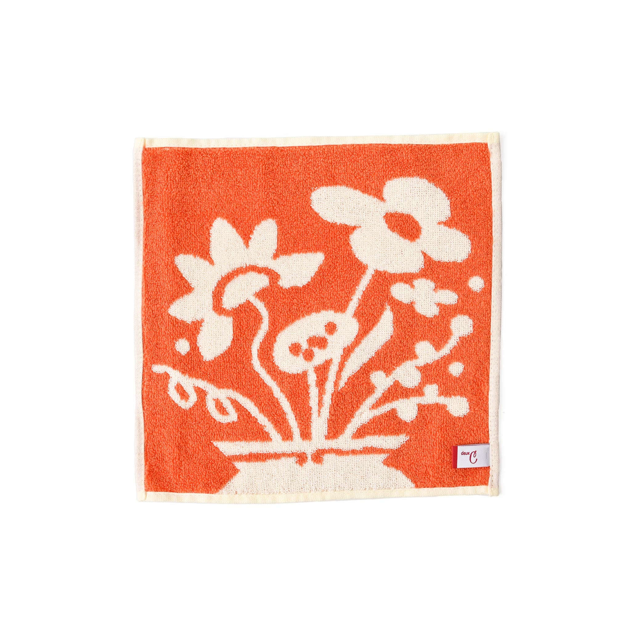 タオルハンカチ[シンプルパイル] フラワー