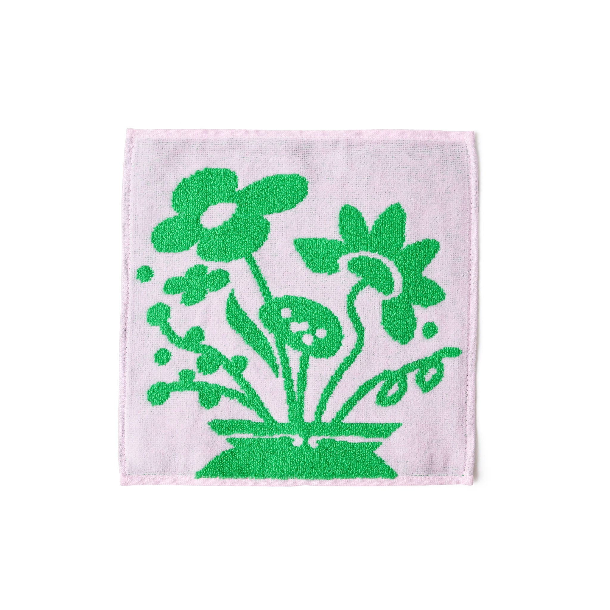 タオルハンカチ[シンプルパイル] フラワー