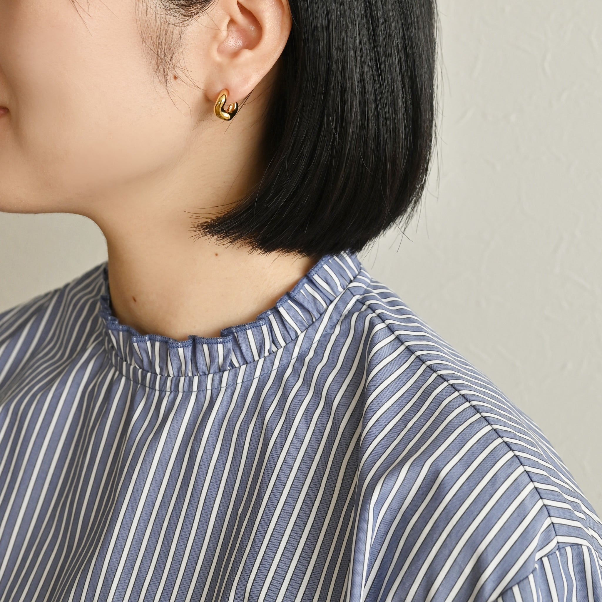 ステンレスフープピアス KE25AU