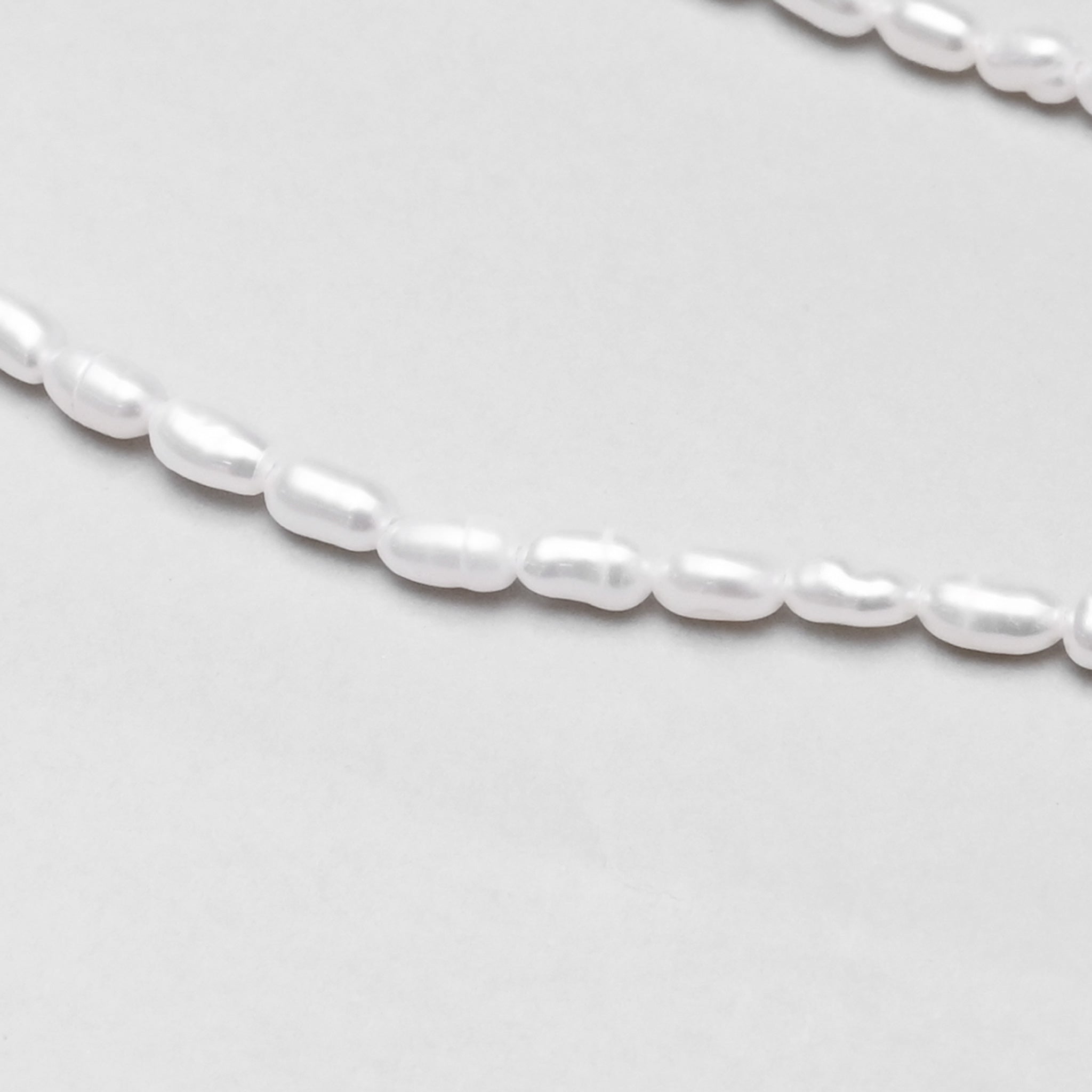 淡水パールステンレスロングネックレスKE25 BF (80cm)