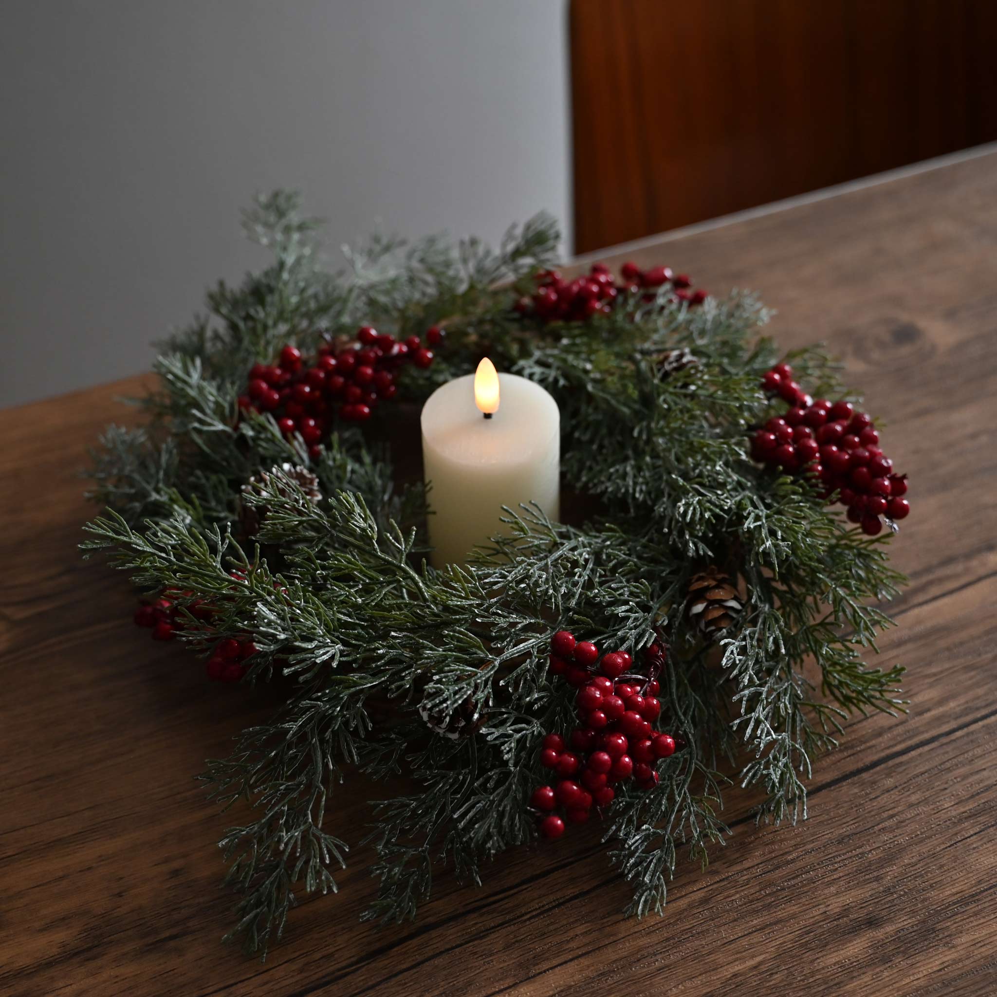 コーンリース[プランツデコ] 23cm