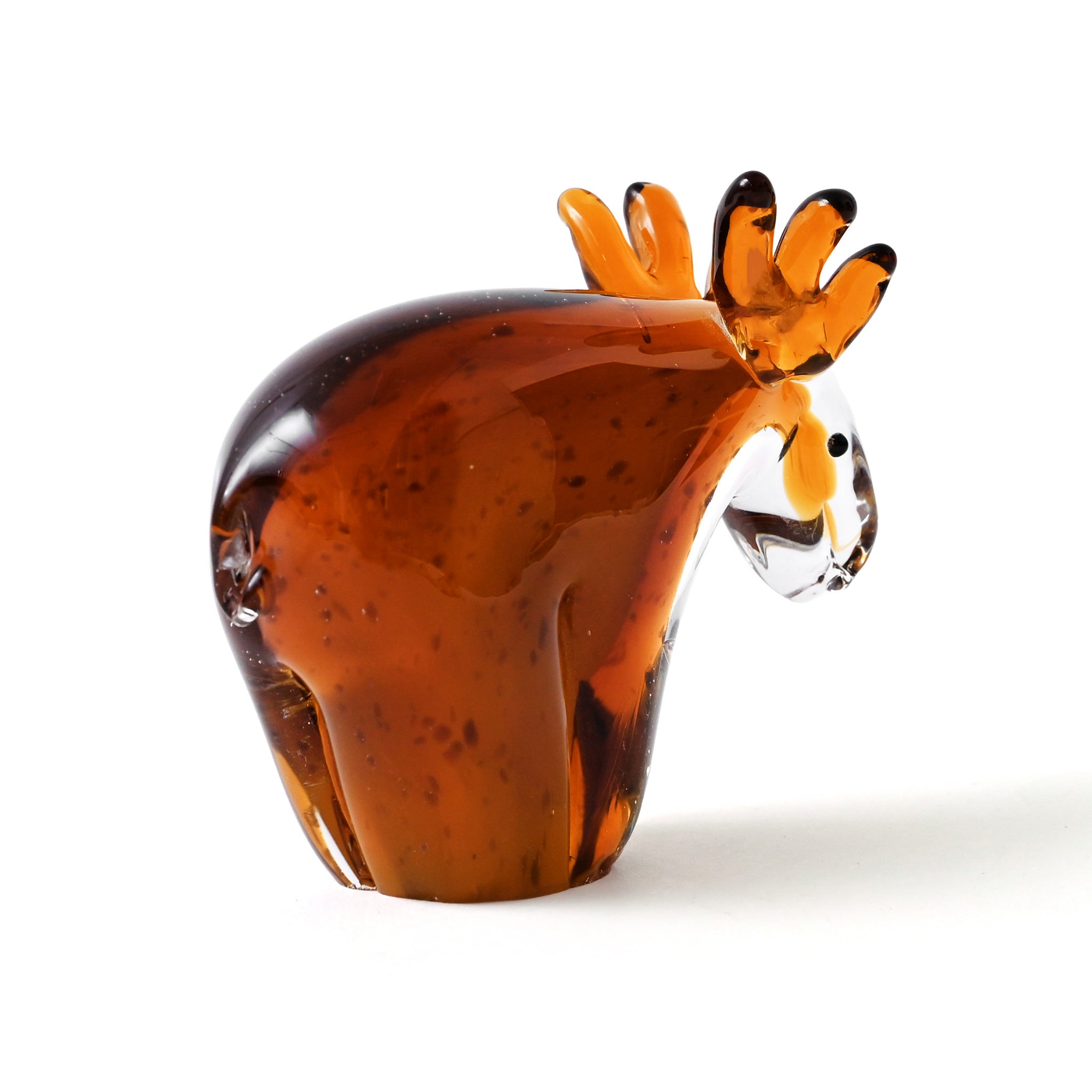 オブジェ[パターンガラス] トナカイ