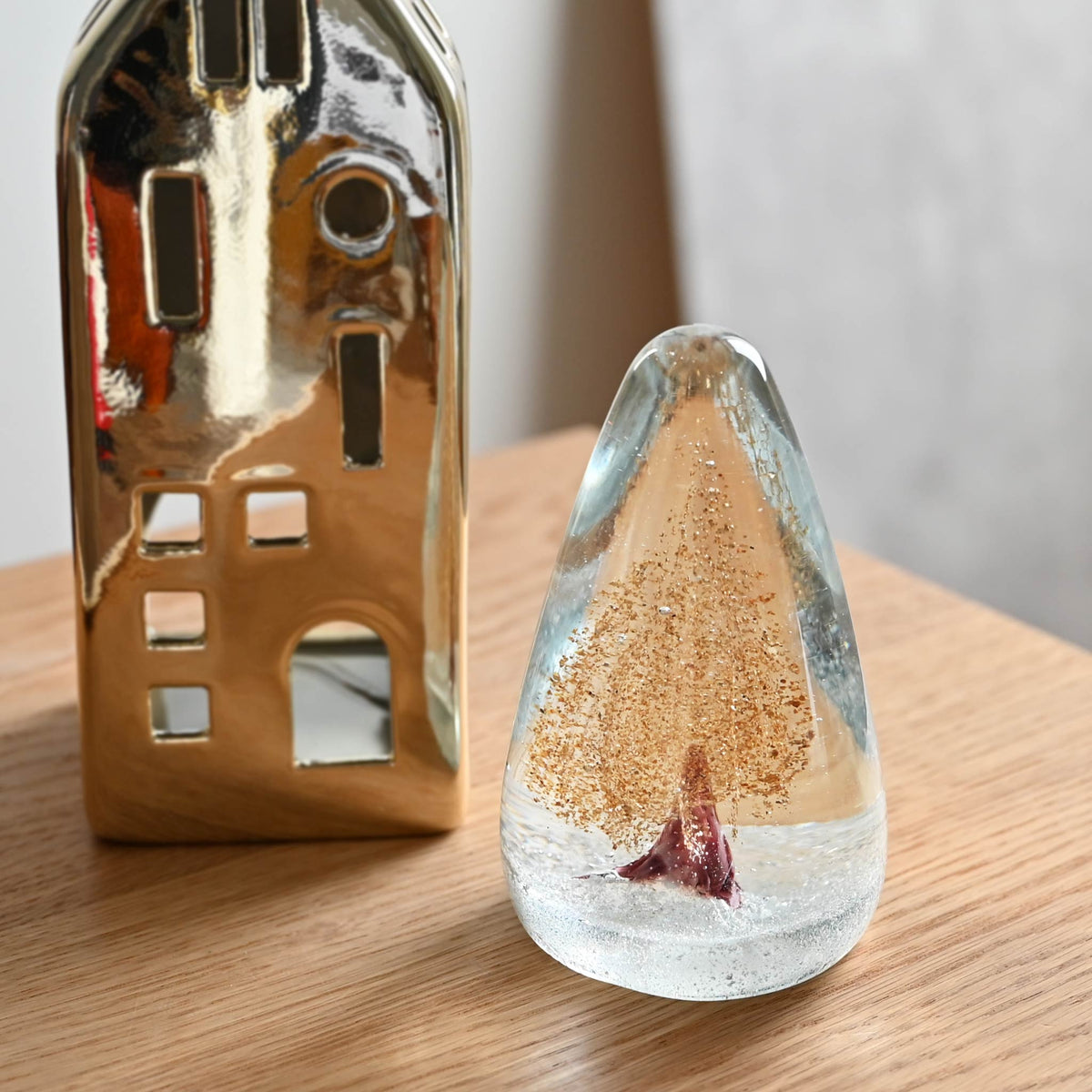 淡*雪様 極楽鳥　アートオブジェ　ガラスケース付き 淡*雪様 極楽鳥 アートオブジェ ガラスケース付き