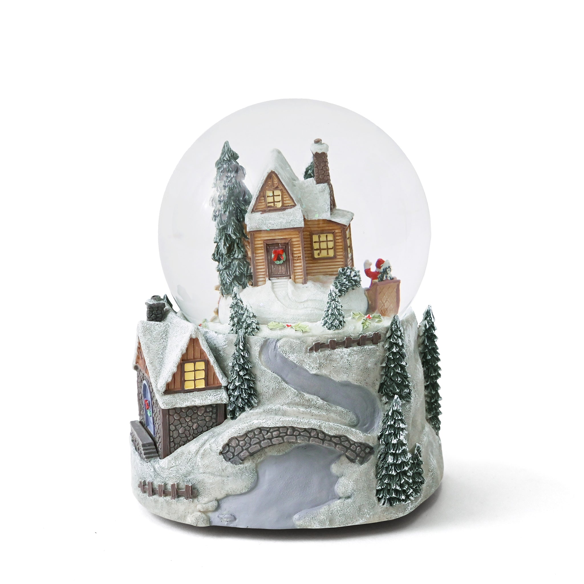 オルゴール付きスノードーム[ルミナス ] ハウス | deux C(ドゥ・セー