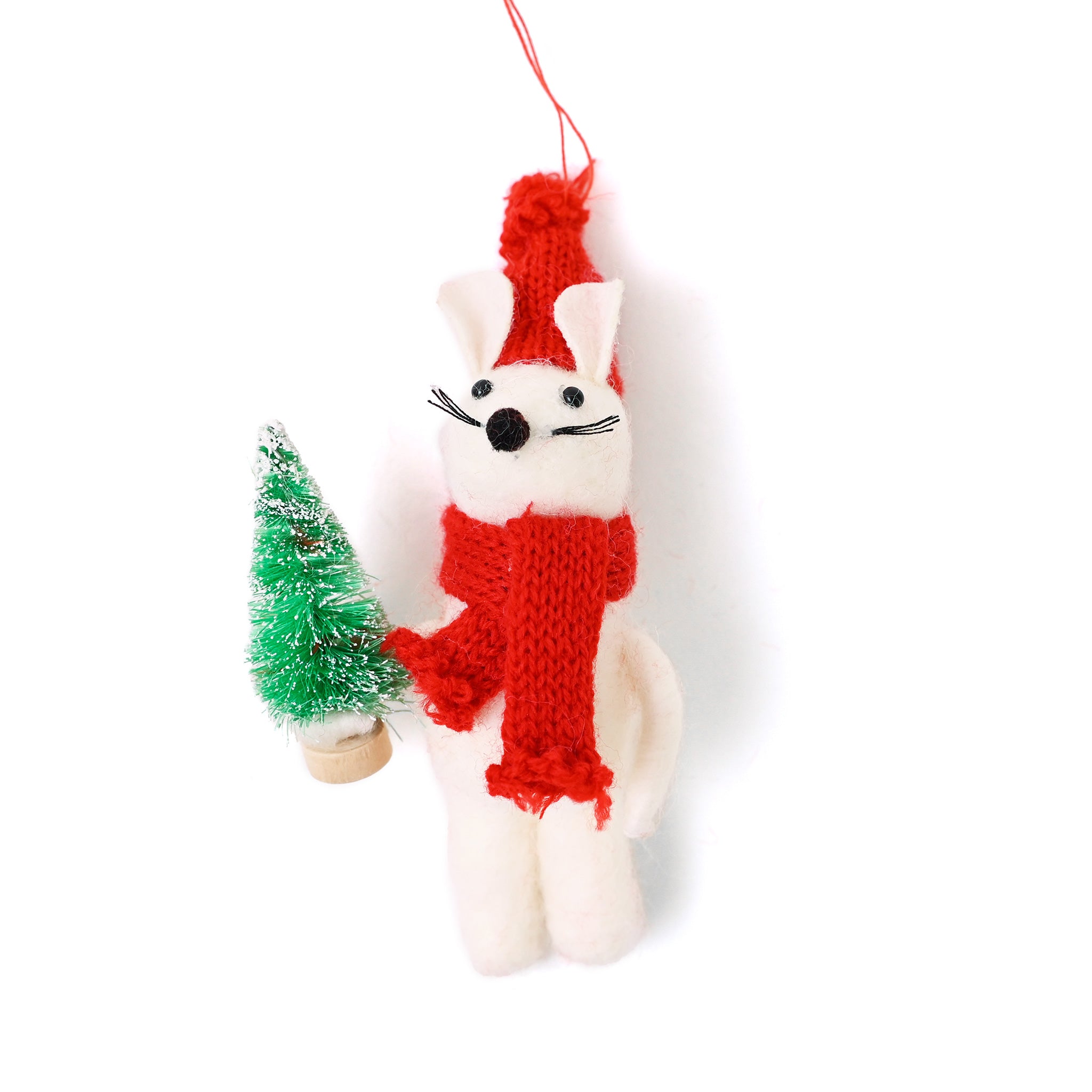 オーナメント[フェルト] ネズミ