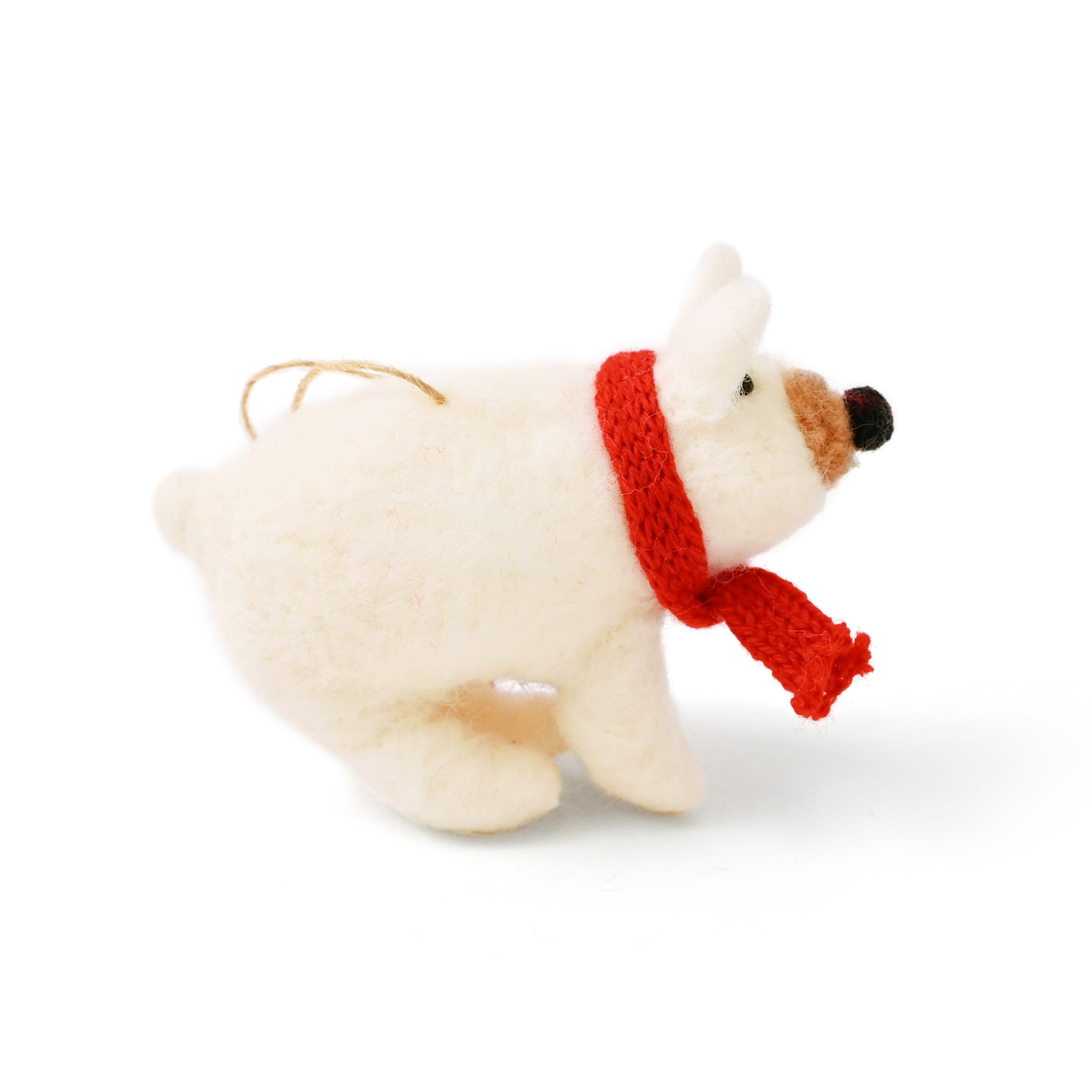 オーナメント[フェルト] シロクマ