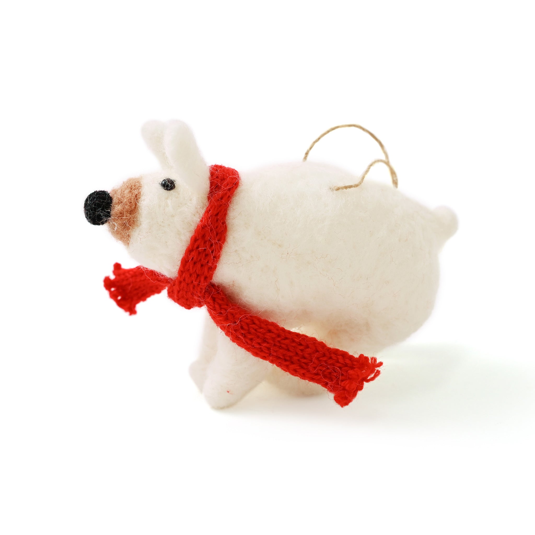 オーナメント[フェルト] シロクマ