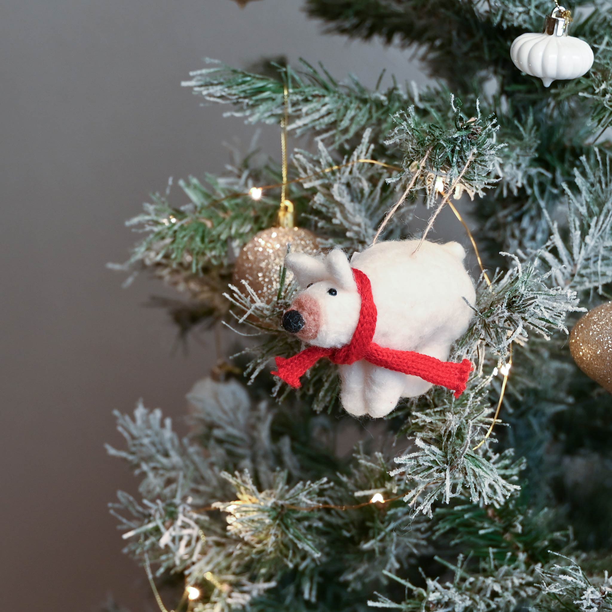 オーナメント[フェルト] シロクマ | deux C(ドゥ・セー)公式オンライン