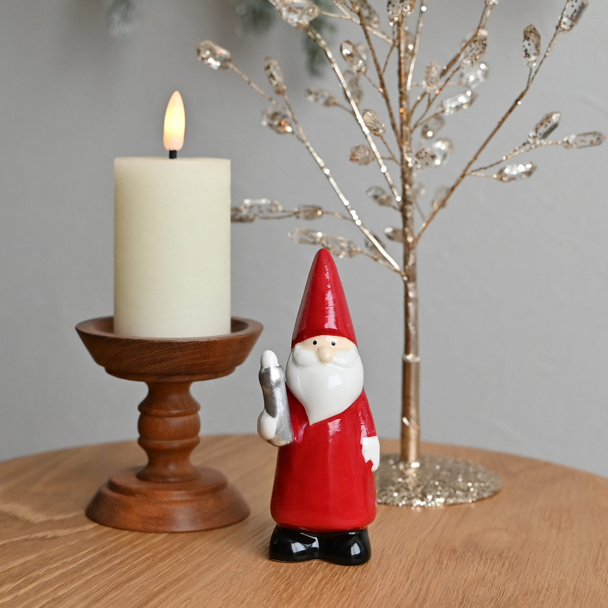 ろうそくサンタ[ポタリー] | deux C(ドゥ・セー)公式オンラインストア