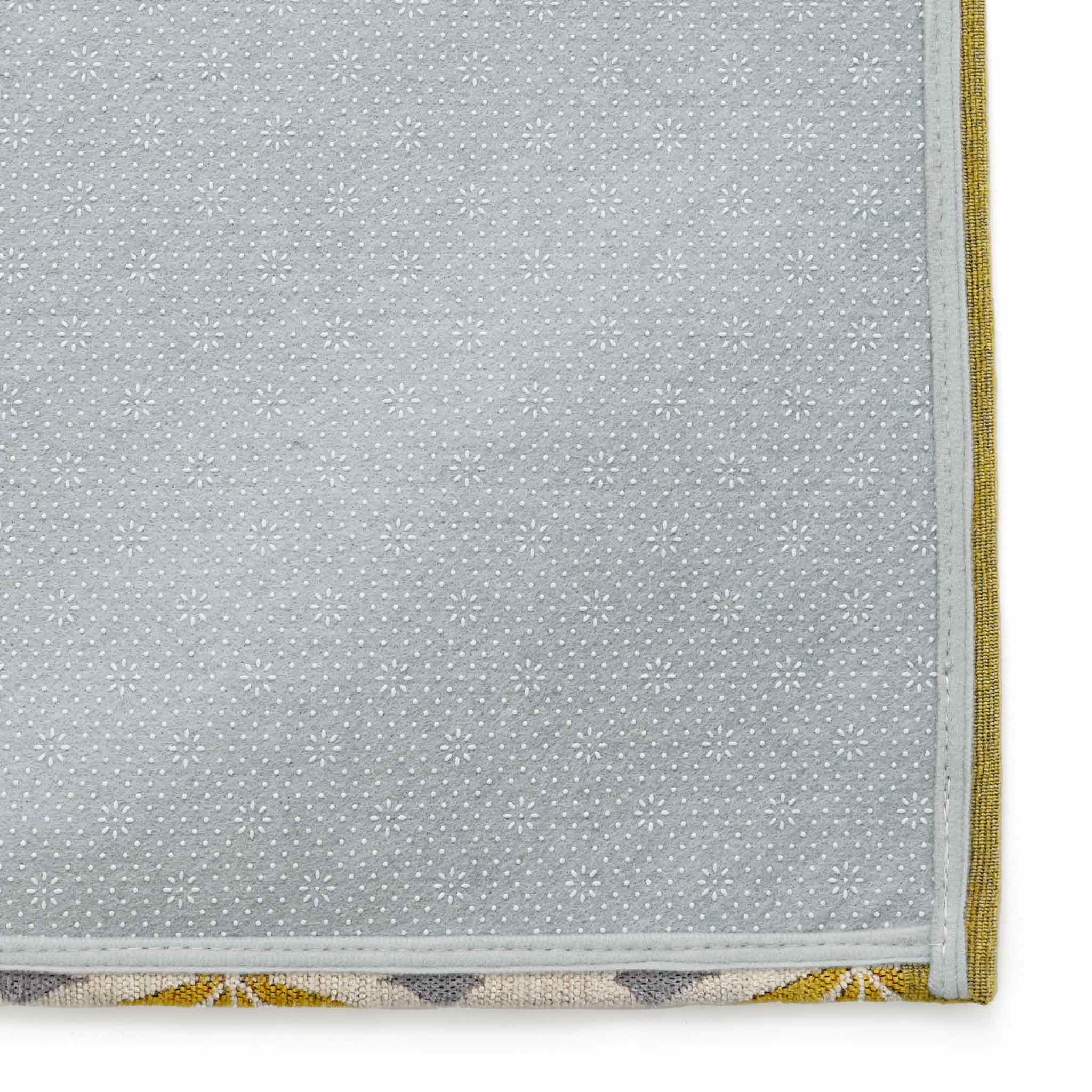 アクセントラグ[フラワー] 滑り止め付き 100cm×140cm
