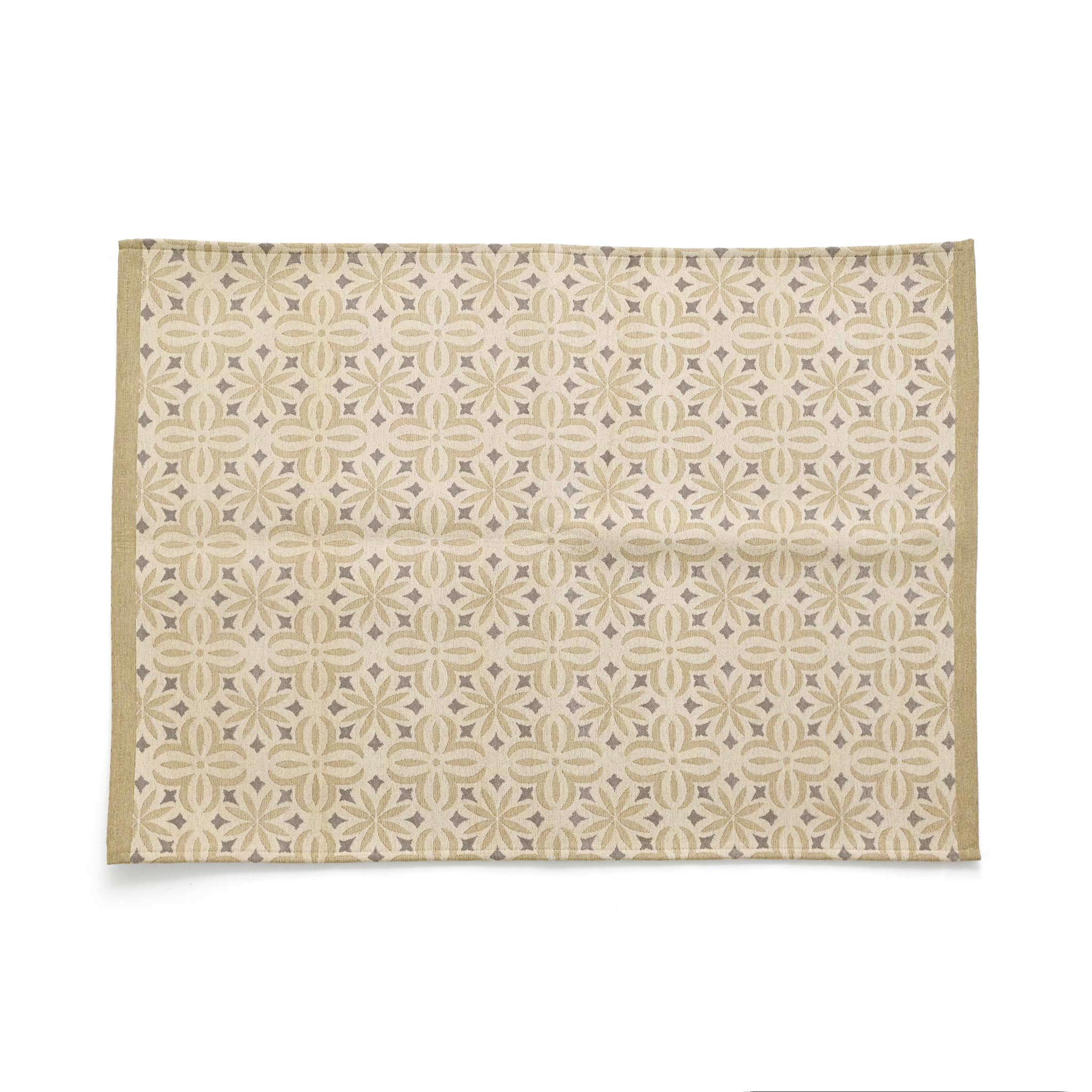 アクセントラグ[フラワー] 滑り止め付き 100cm×140cm