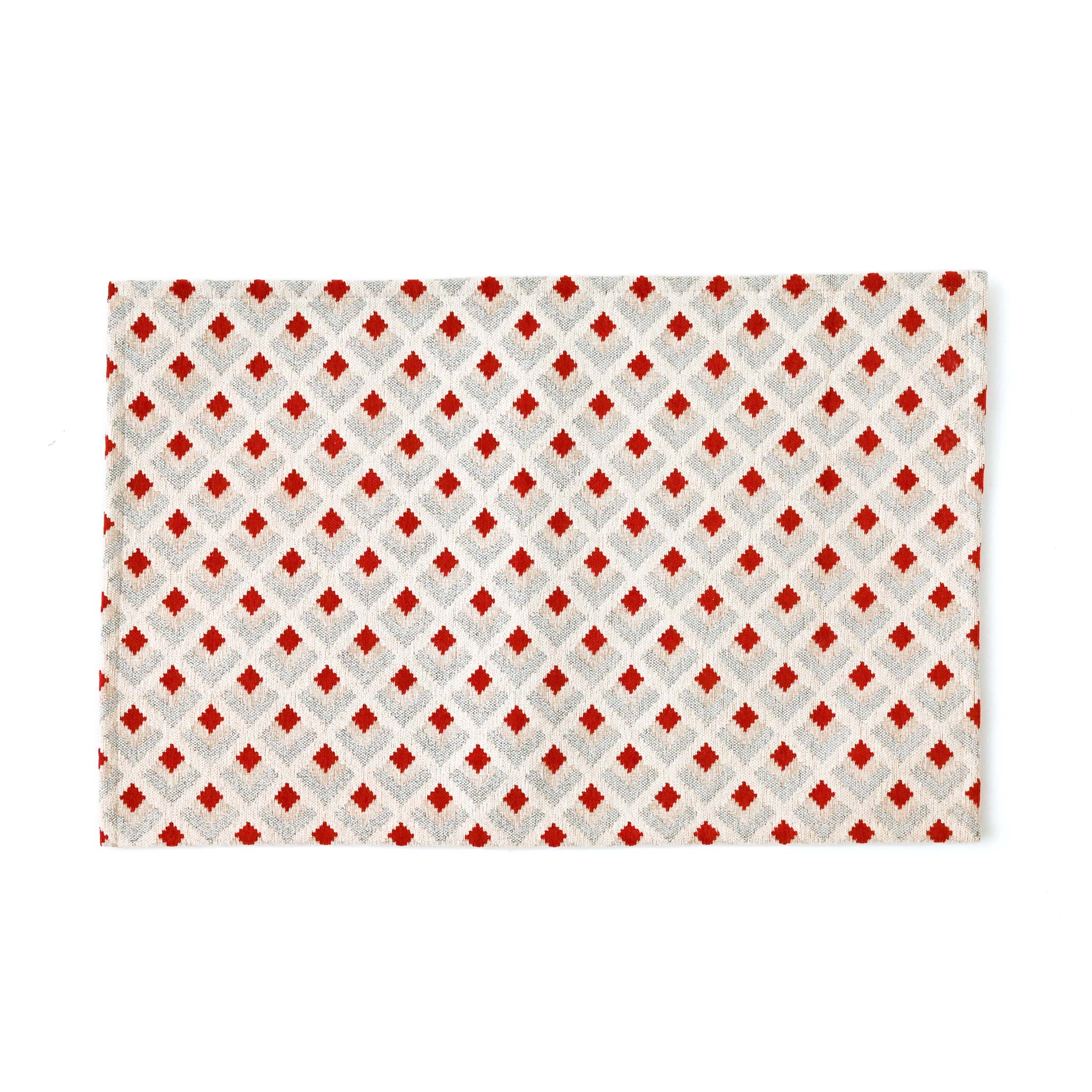 フロアマット・玄関マット[チェック] 滑り止め付き 50cm×80cm | deux C