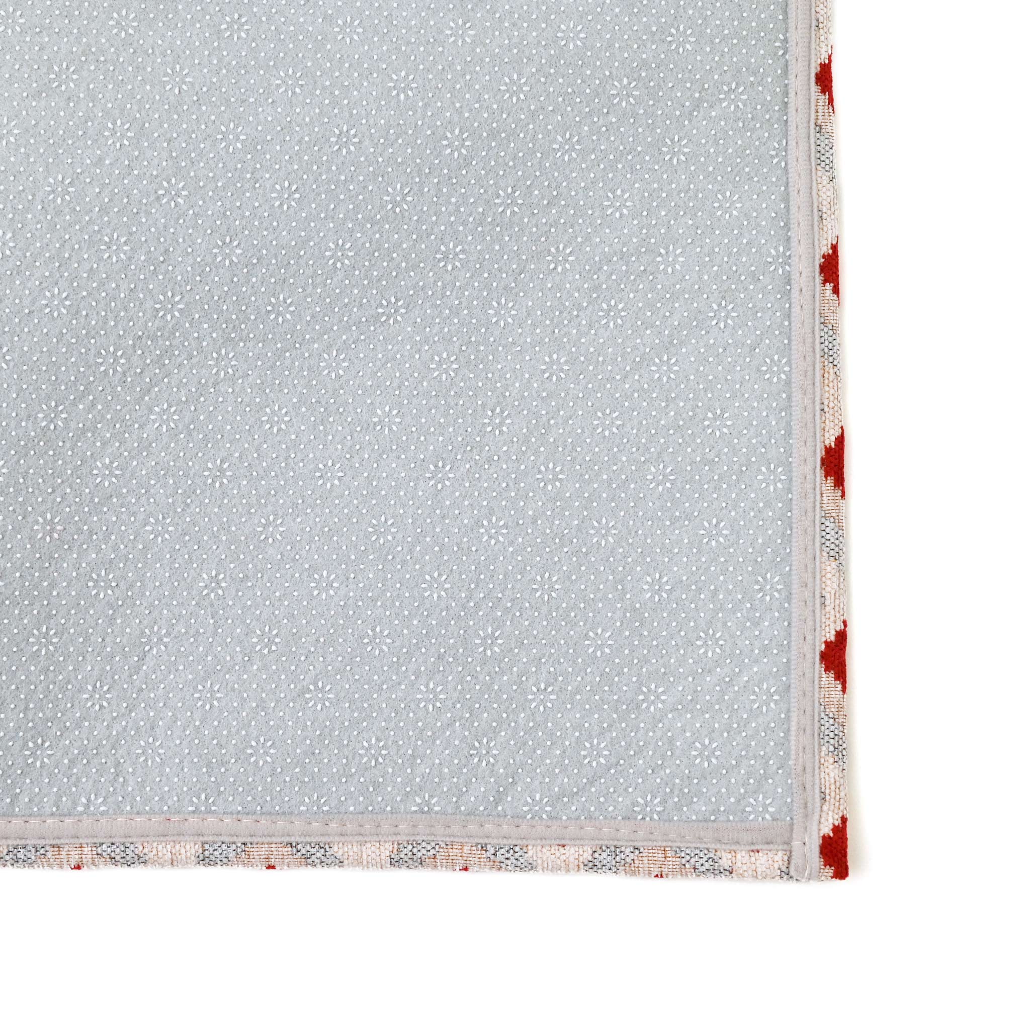 フロアマット・玄関マット[チェック] 滑り止め付き 50cm×80cm