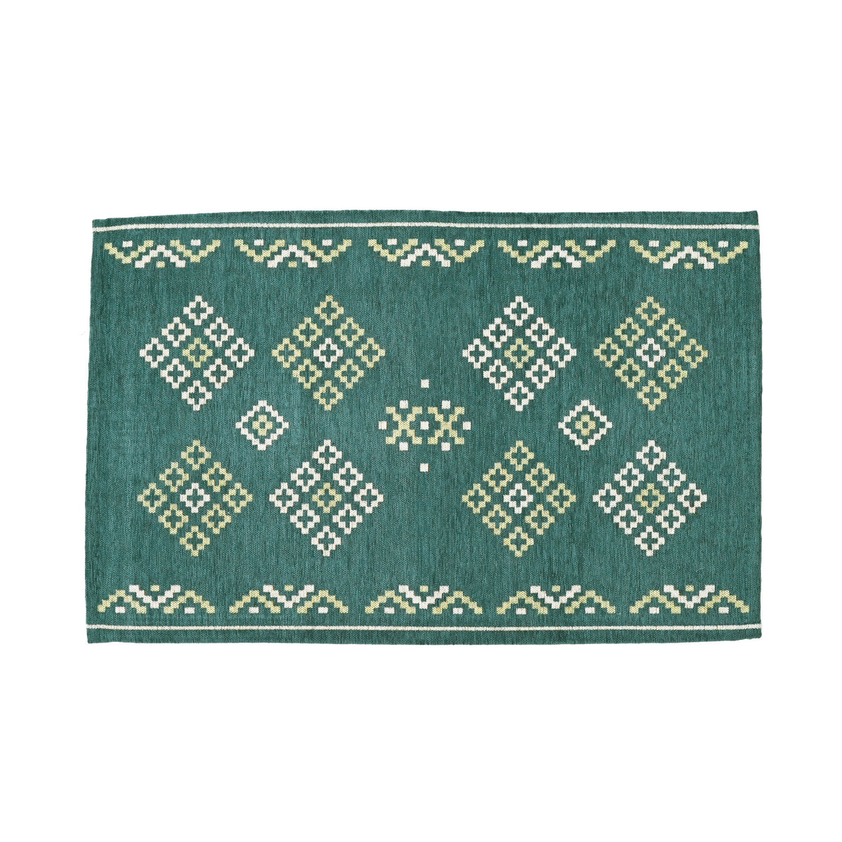 フロアマット・玄関マット[キリム] 滑り止め付き 50cm×80cm | deux C