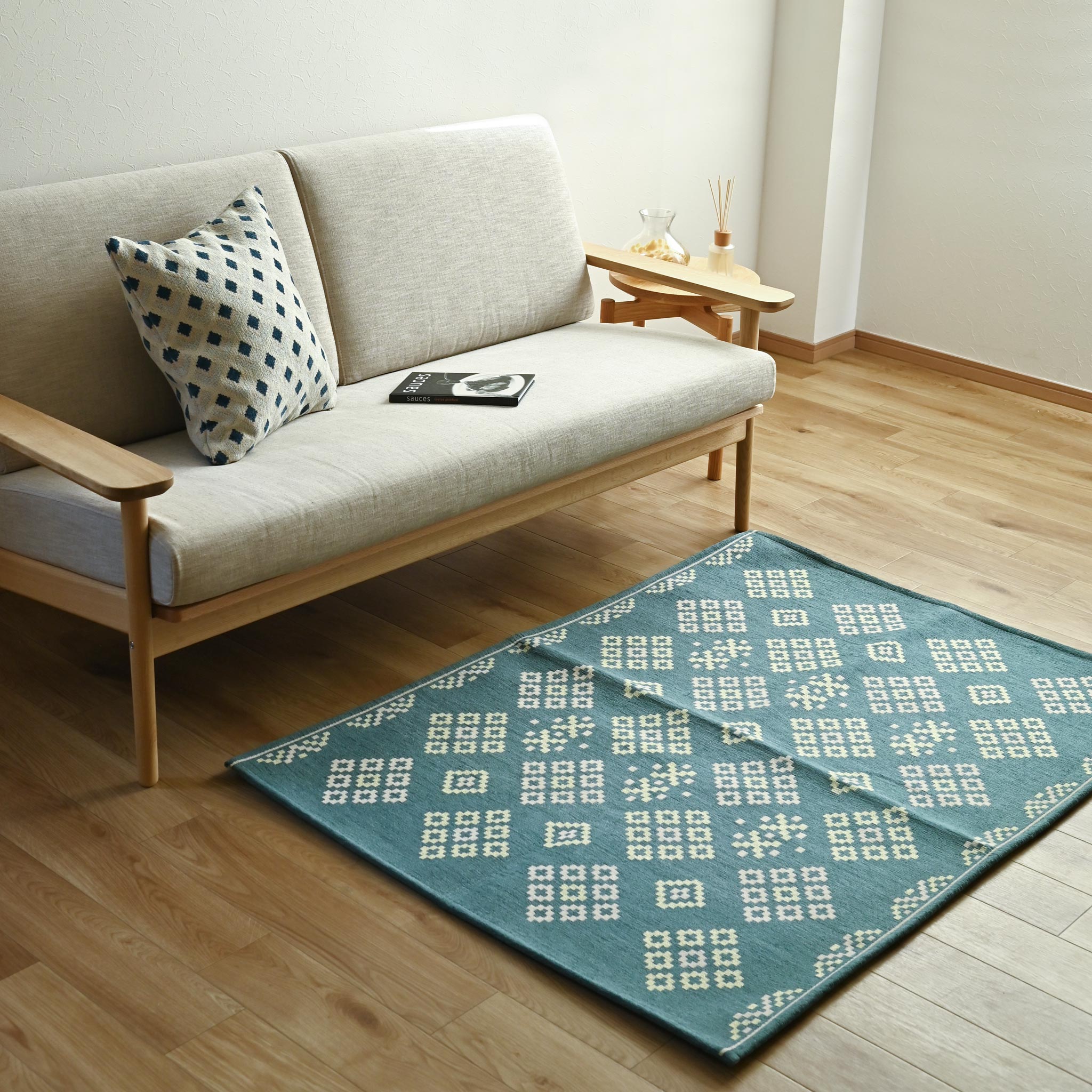 ♡unico♡ キリムラグ(インディキリム）♡140×210♡ ♡unico♡ キリムラグ(インディキリム）♡140×210♡