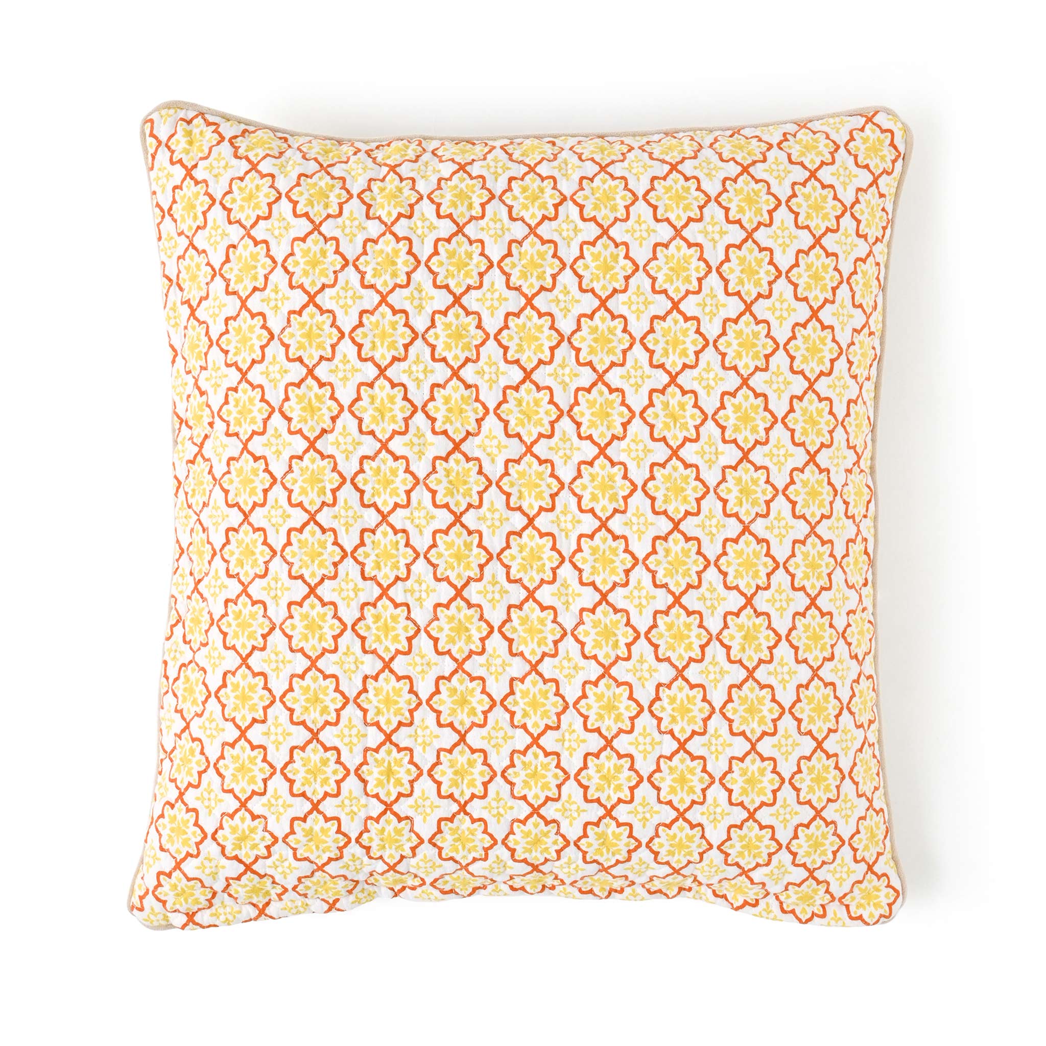 おばあちゃんのパッチワークキルトクッションカバー ハンドメイド