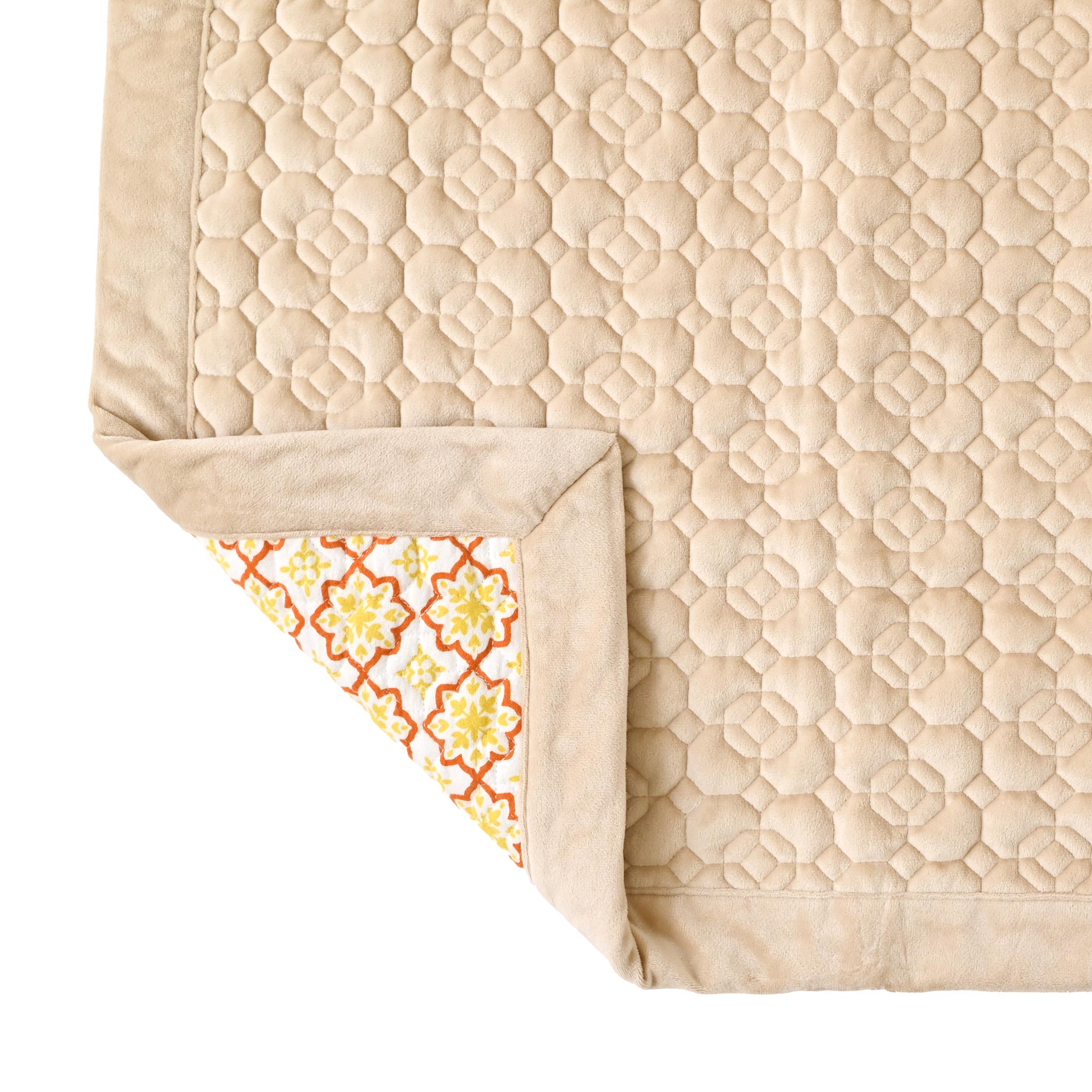 フリーキルト[ネル＆ボアキルト] A 190cm×190cm | deux C(ドゥ・セー