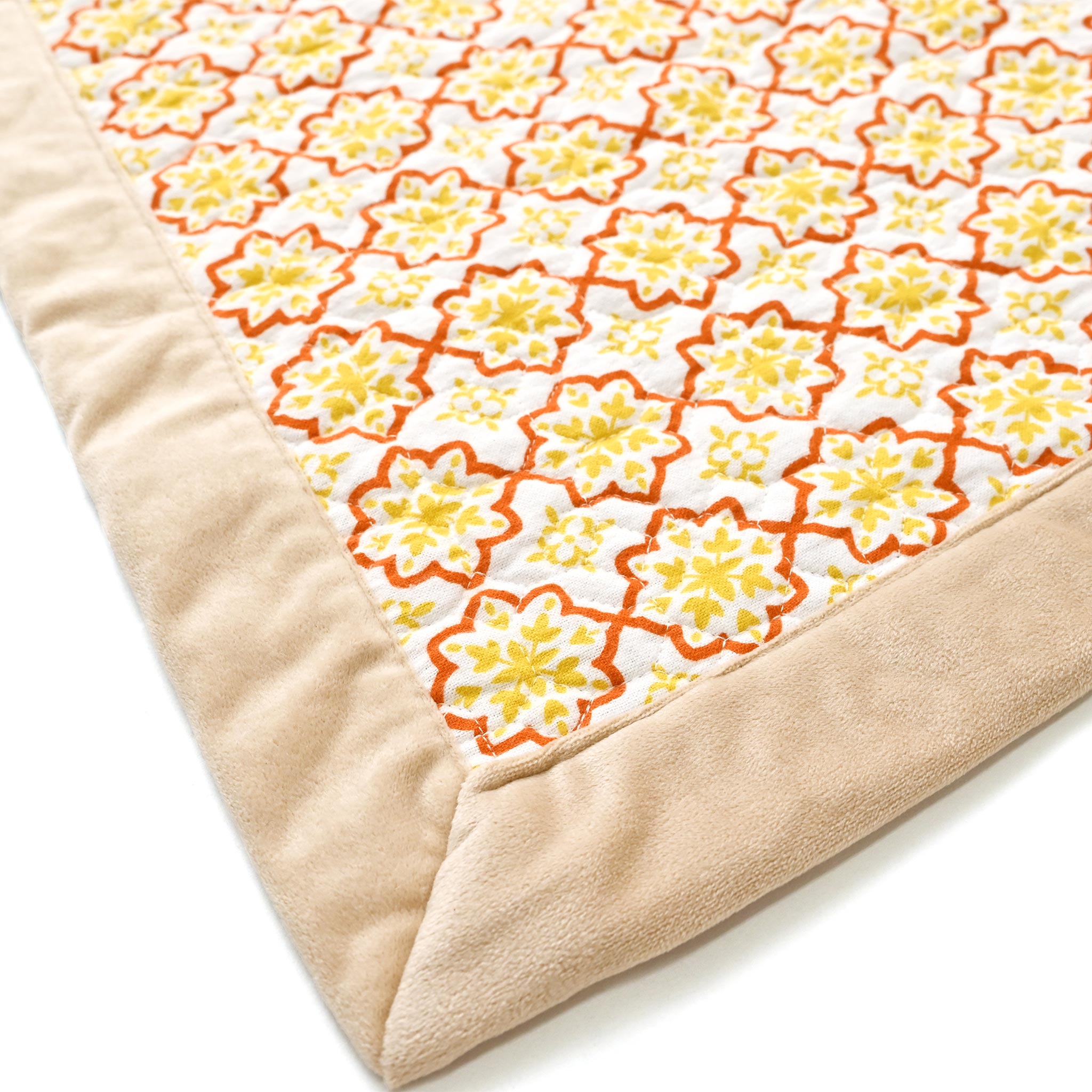 キルトケット[ネル＆ボアキルト] B 100cm×140cm | deux C(ドゥ・セー