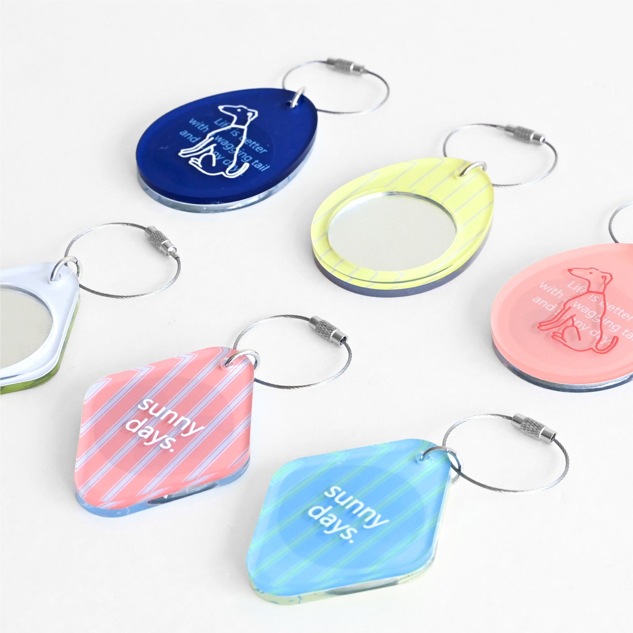 ミラーチャーム［Sunny days ］ドッグ