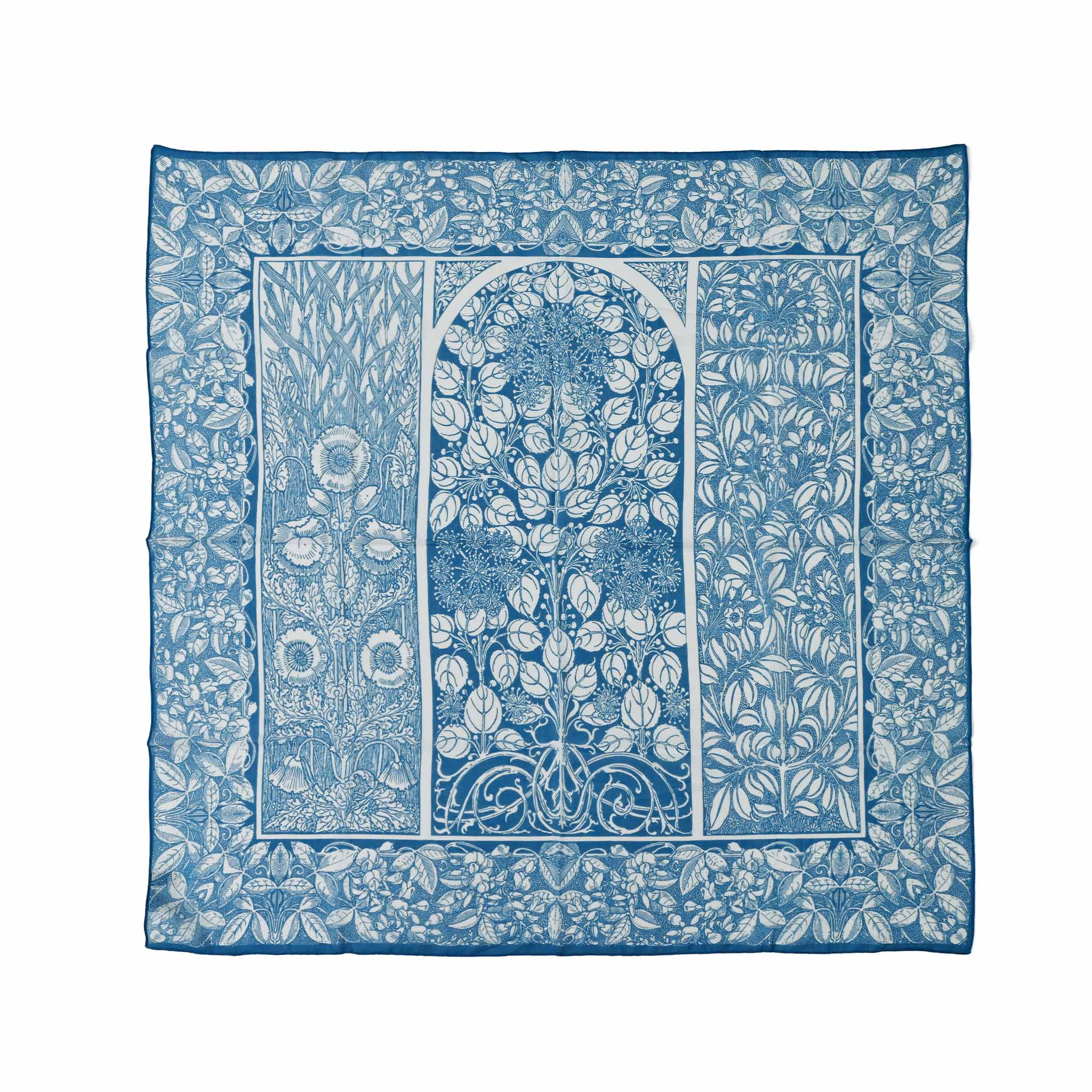 スカーフ[フラワーシルエット]