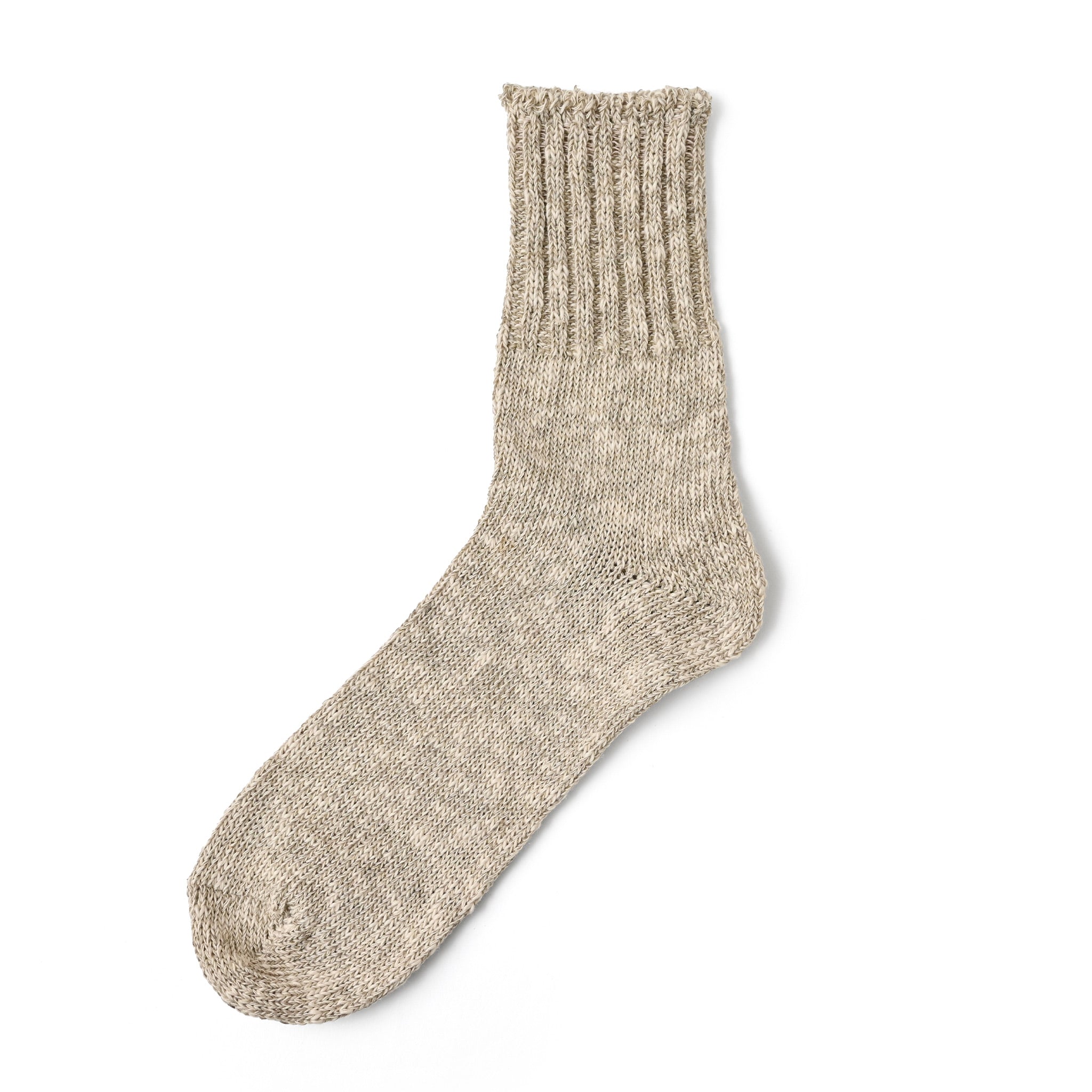 リネンコットンスラブソックス