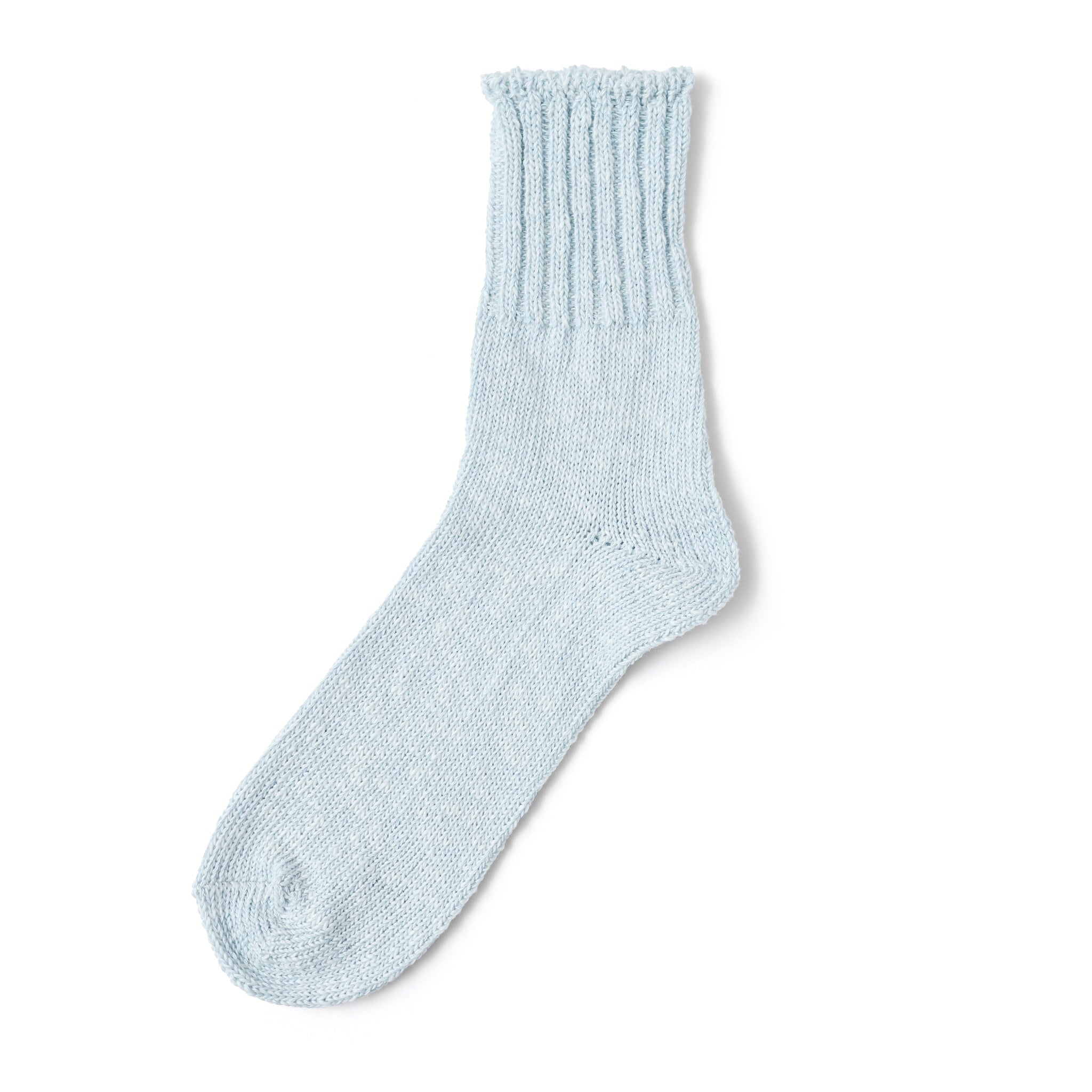 リネンコットンスラブソックス