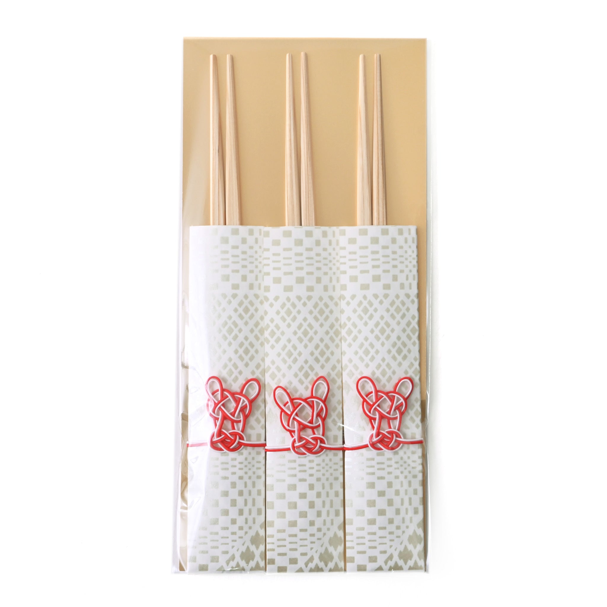 祝箸水引付[おもてなし] 3膳セット 午