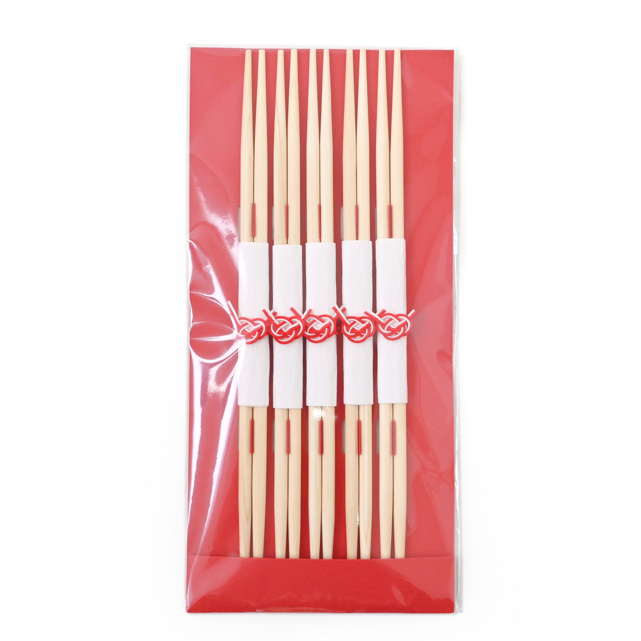 箸帯水引き結飾り[おもてなし] 5膳セット