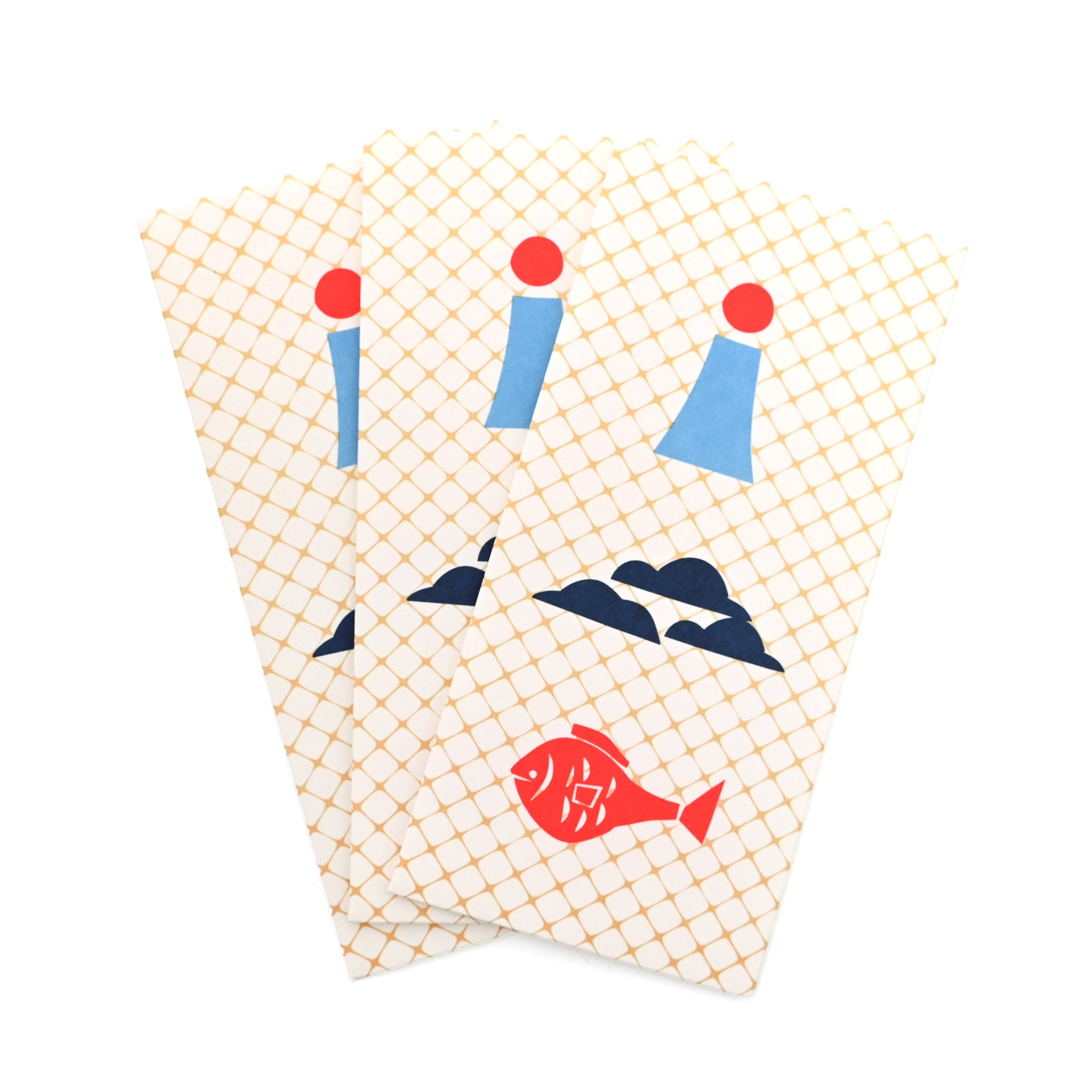 のし袋[おもてなし] 3枚セット めでたならび