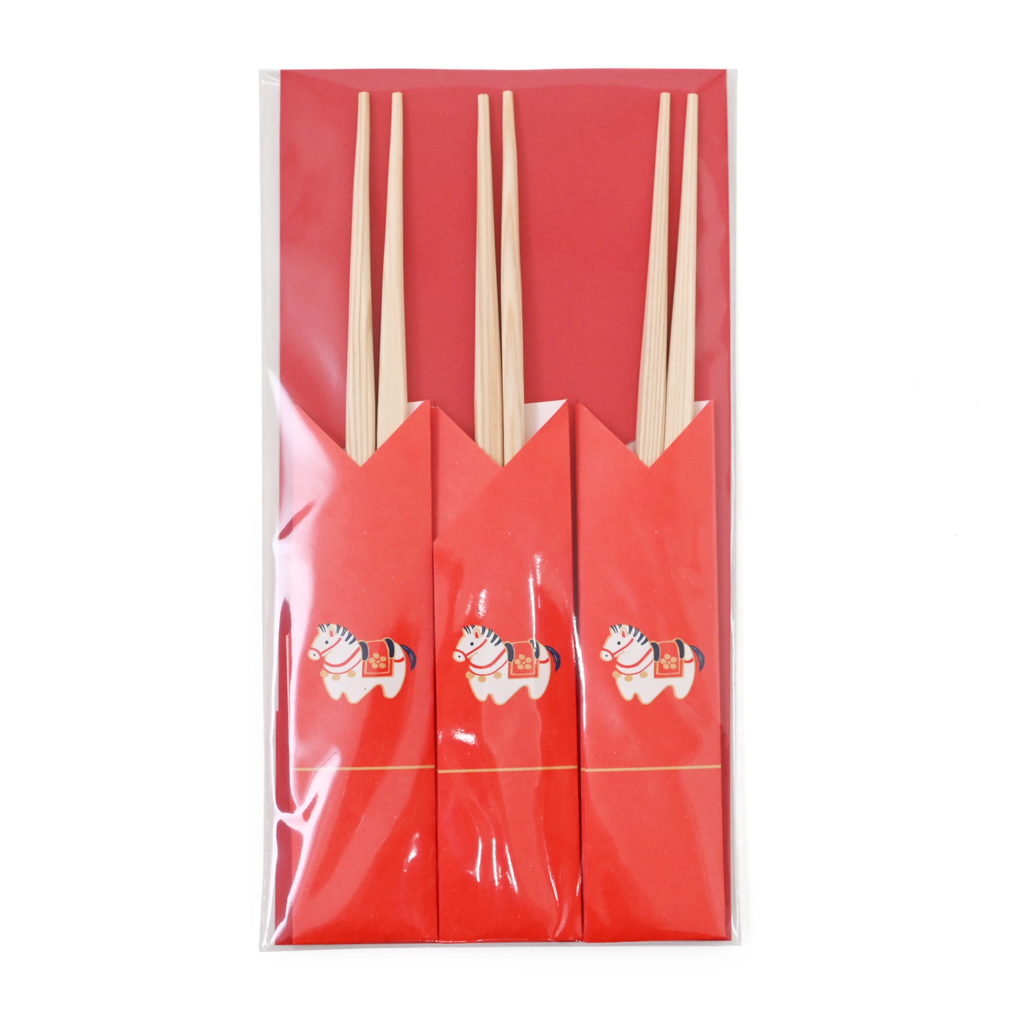 祝箸[おもてなし] 3膳セット 午