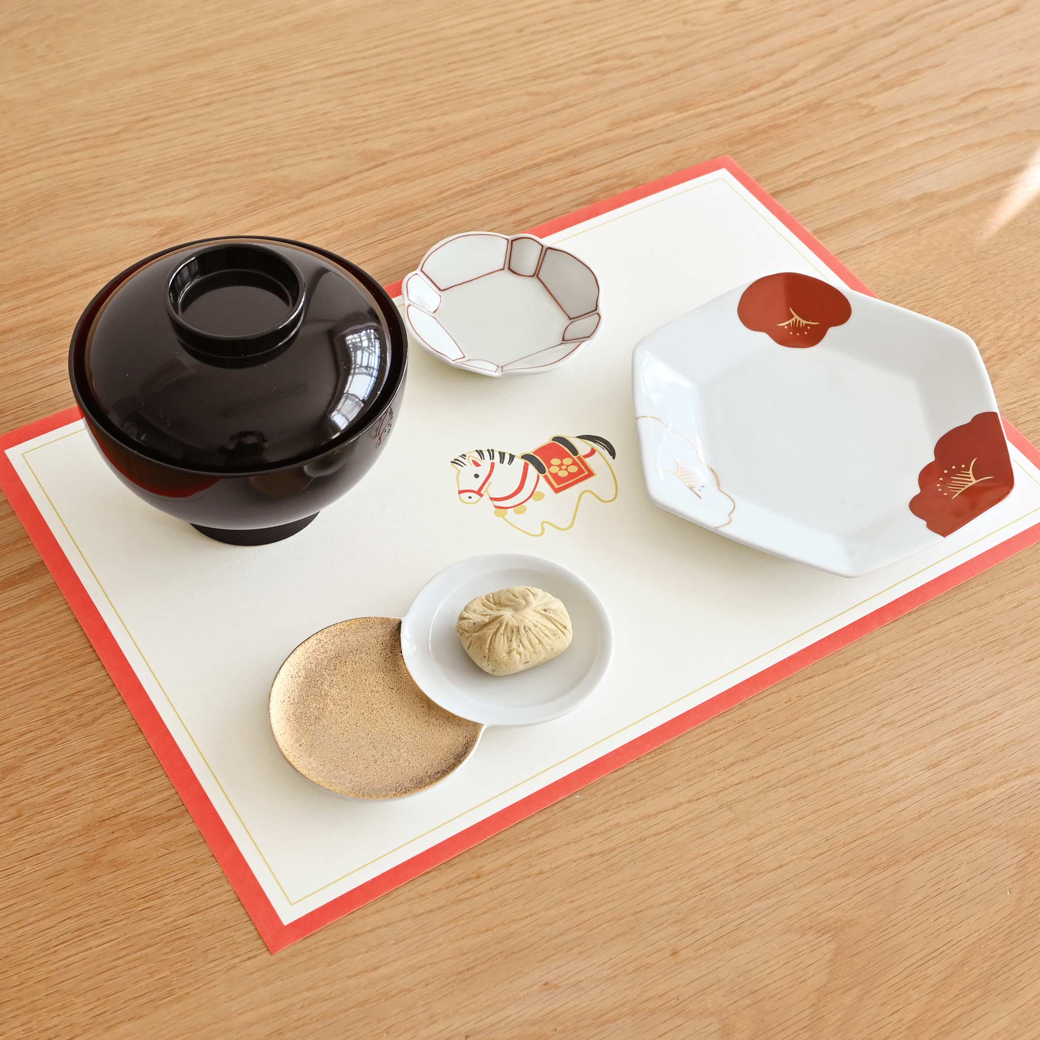 ランチョンマット[おもてなし] 5枚セット 午