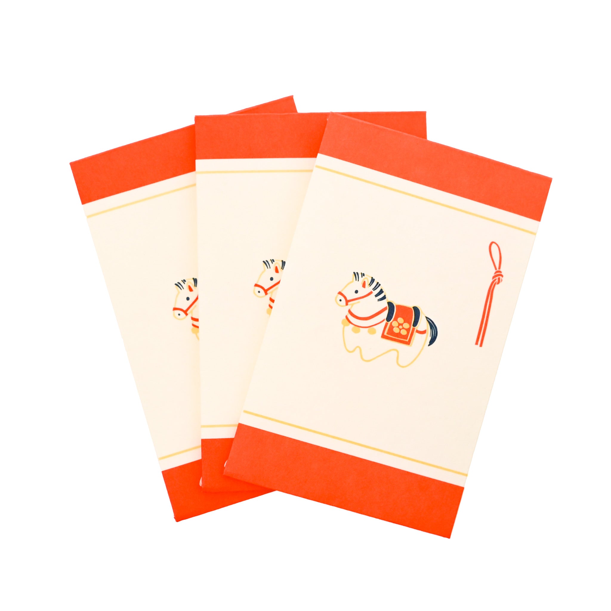 ポチ袋[おもてなし] 3枚セット 午