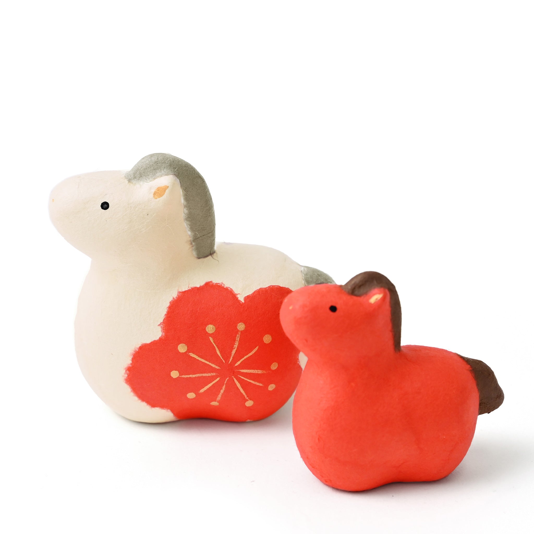 迎春置き飾り 親子福丸 午