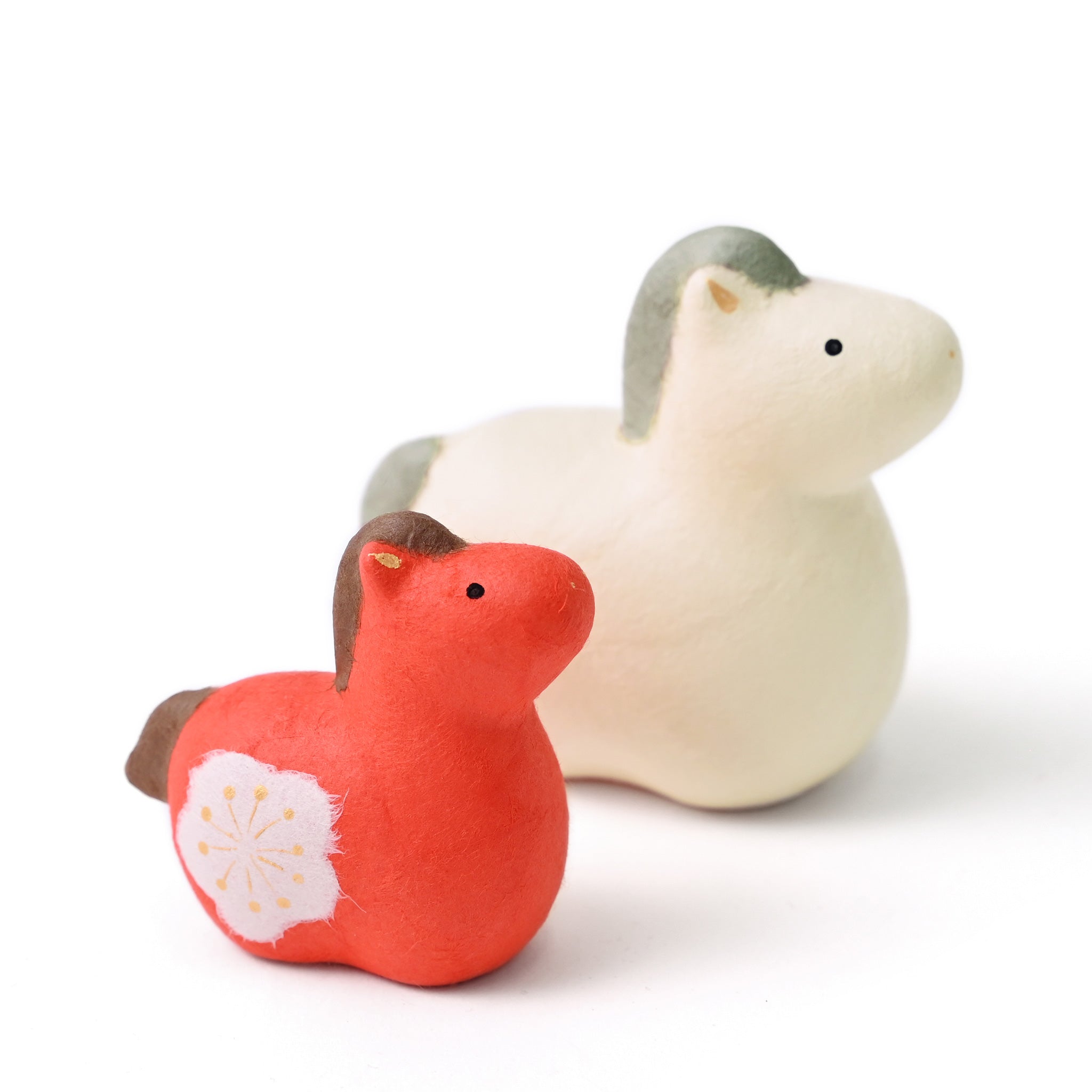 迎春置き飾り 親子福丸 午