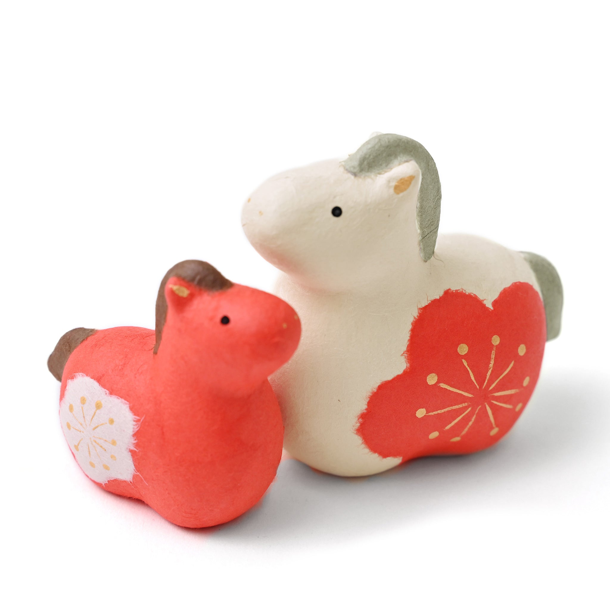 迎春置き飾り 親子福丸 午