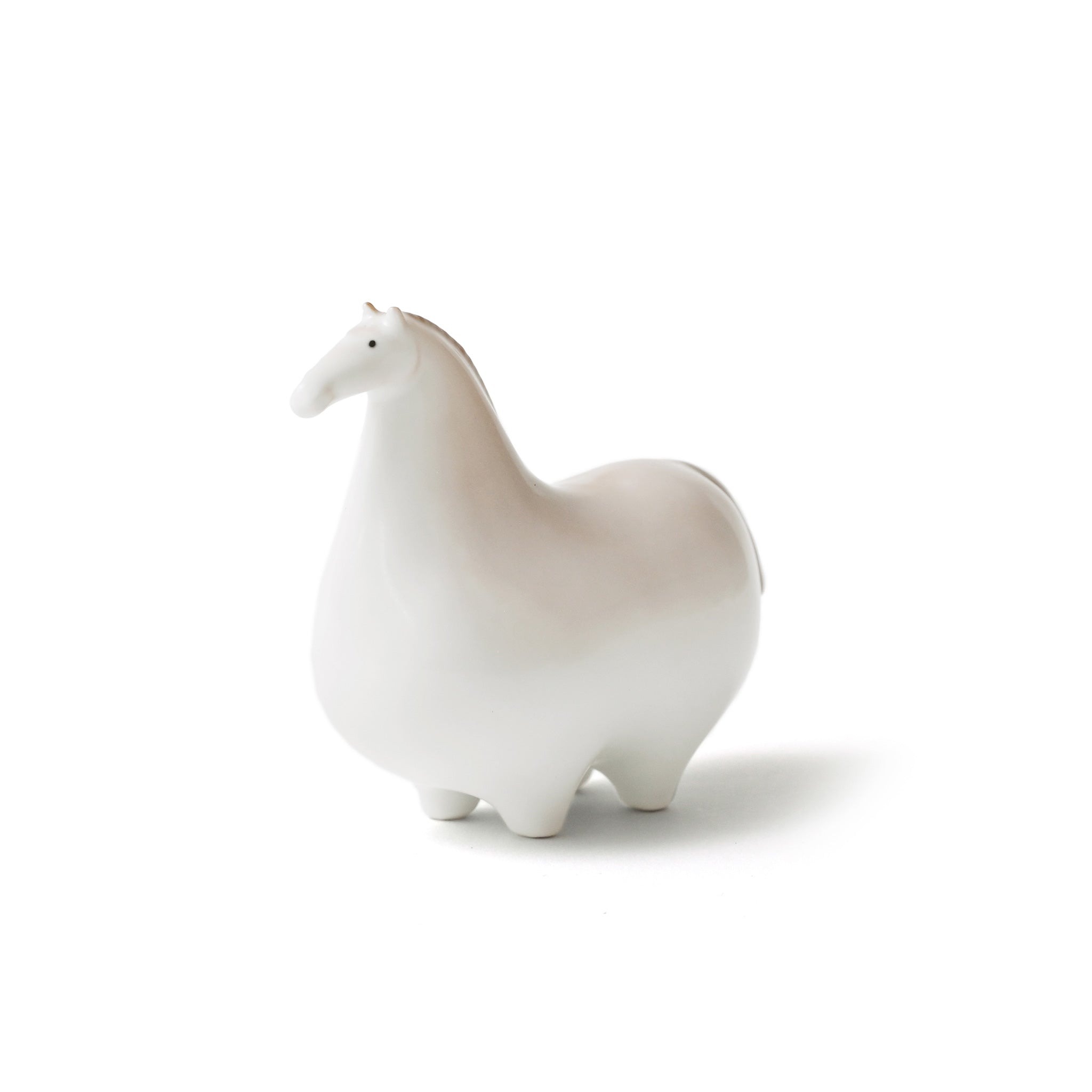 迎春置物 馬 吹付