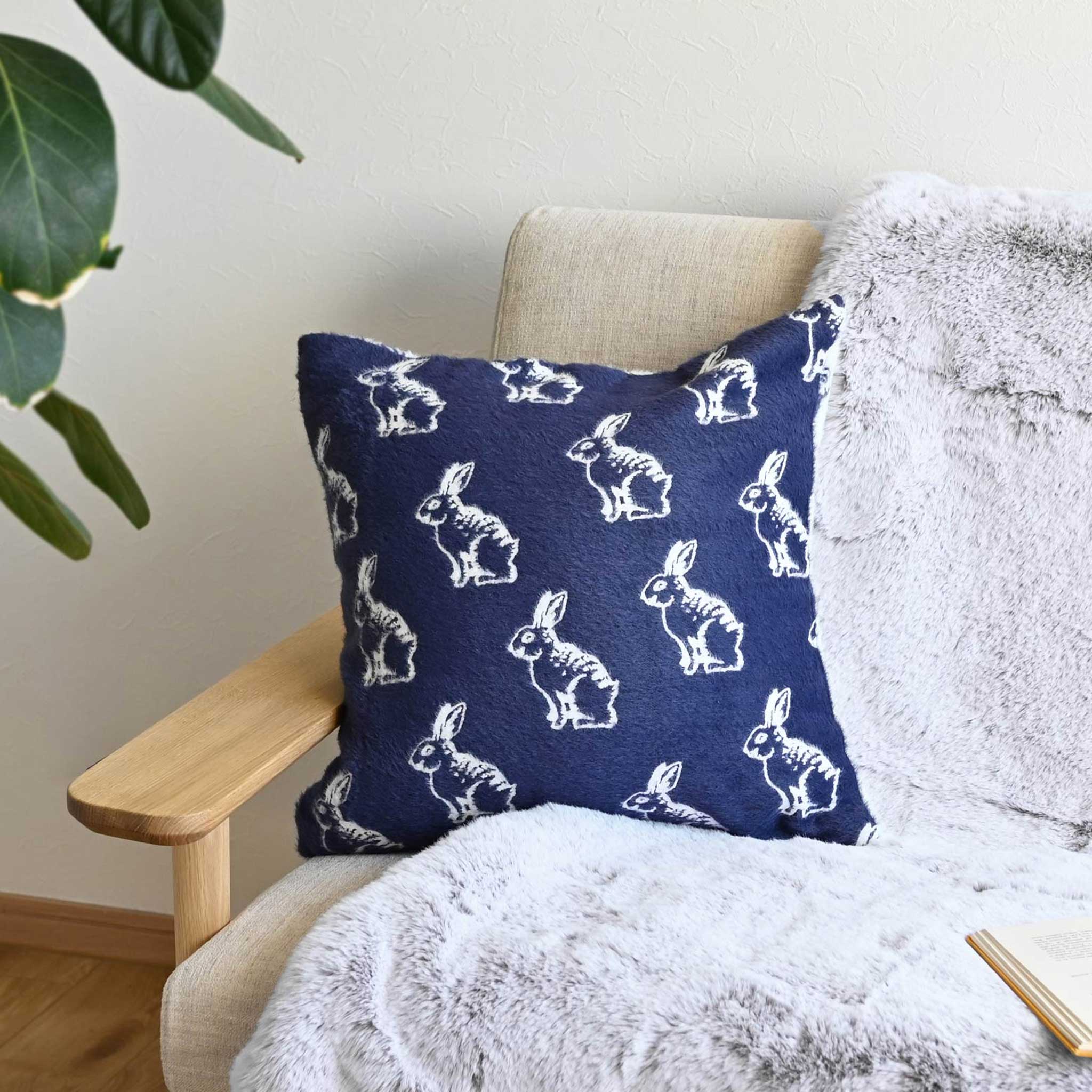 クッションカバー[ミルフィラ]Mウサギ | deux C(ドゥ・セー)公式