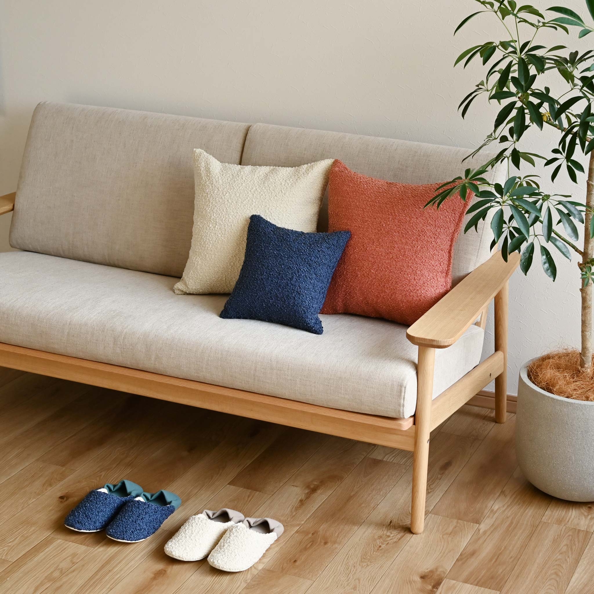 クッションカバー[カーリー] M (45×45cm)