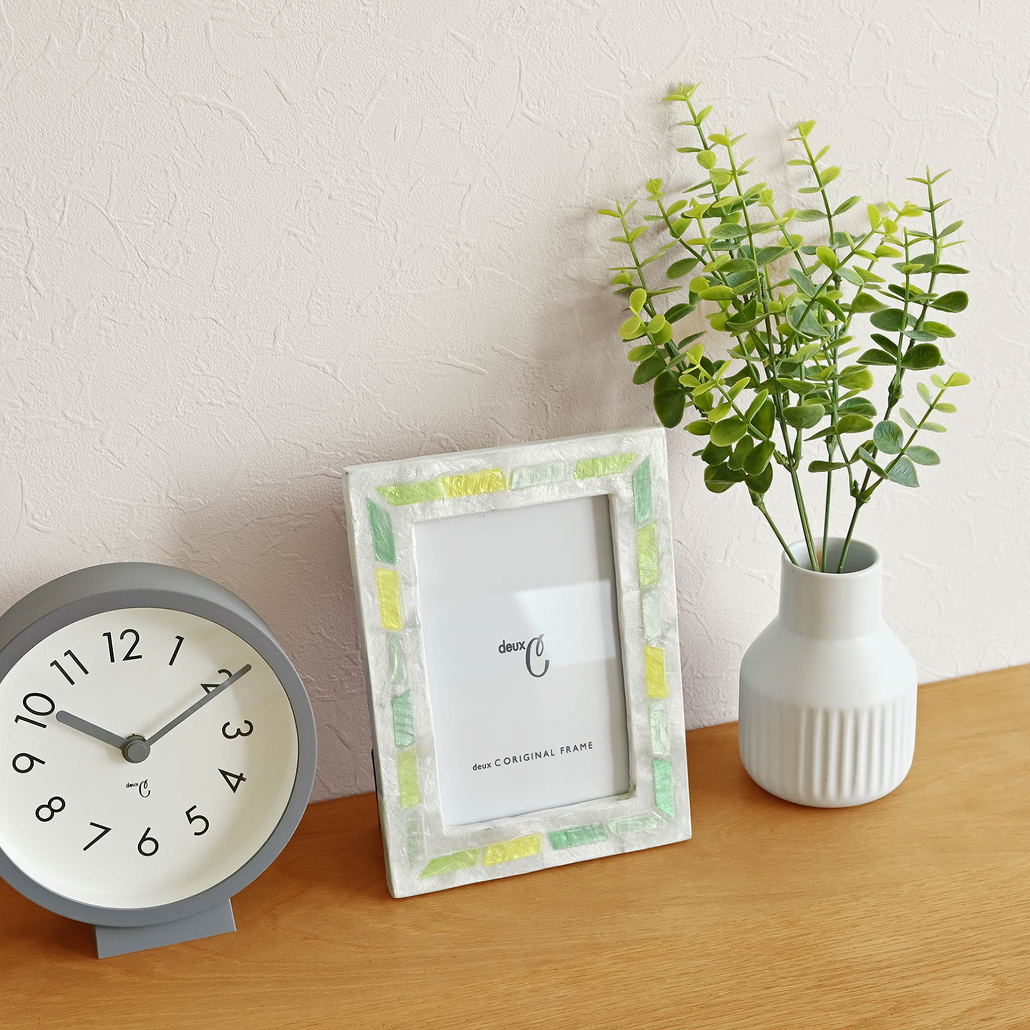 フォトフレーム[シェルスクエア] ストーン KG判