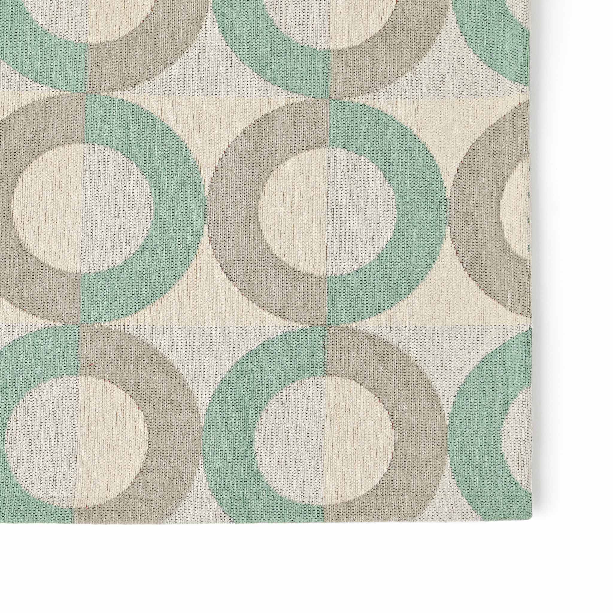 フロアマット・玄関マット[サークル] 50cm×80cm