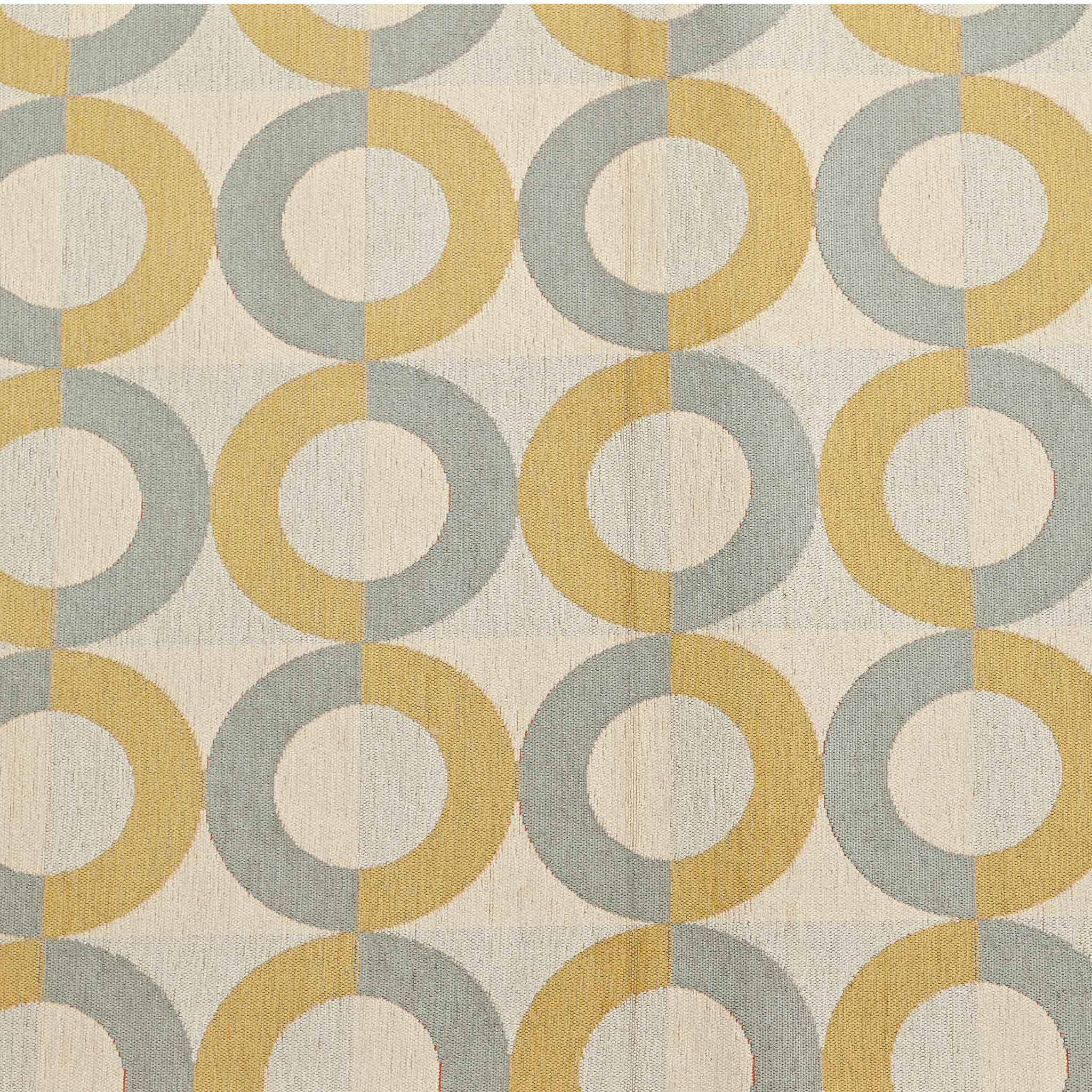 アクセントラグ[サークル] 滑り止め付き 100cm×140cm