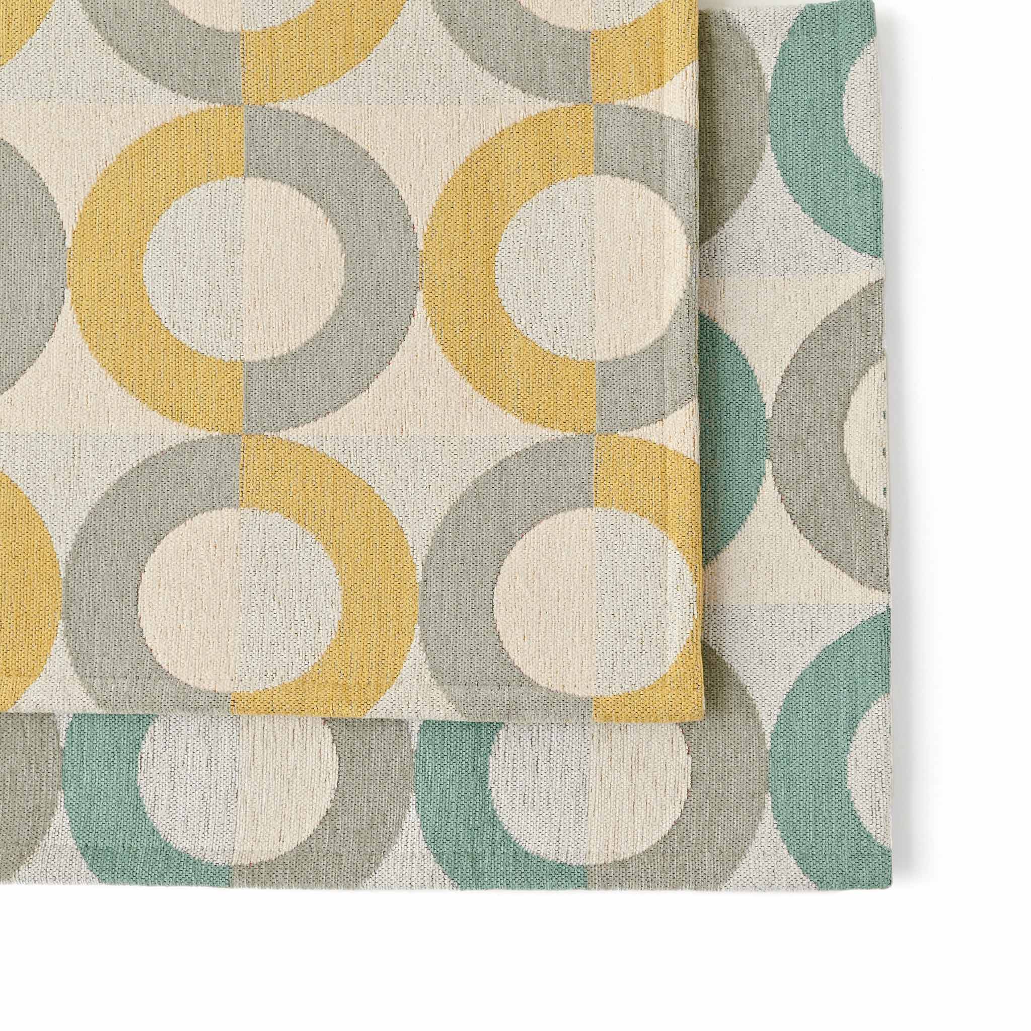 アクセントラグ[サークル] 滑り止め付き 100cm×140cm