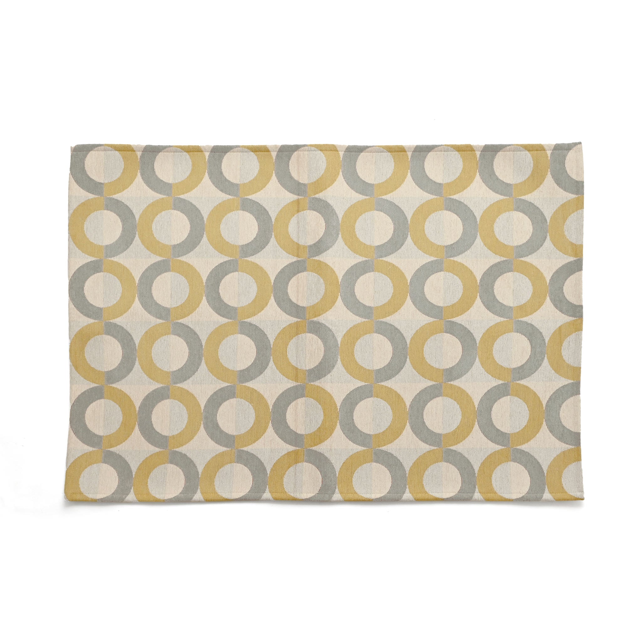 アクセントラグ[サークル] 滑り止め付き 100cm×140cm