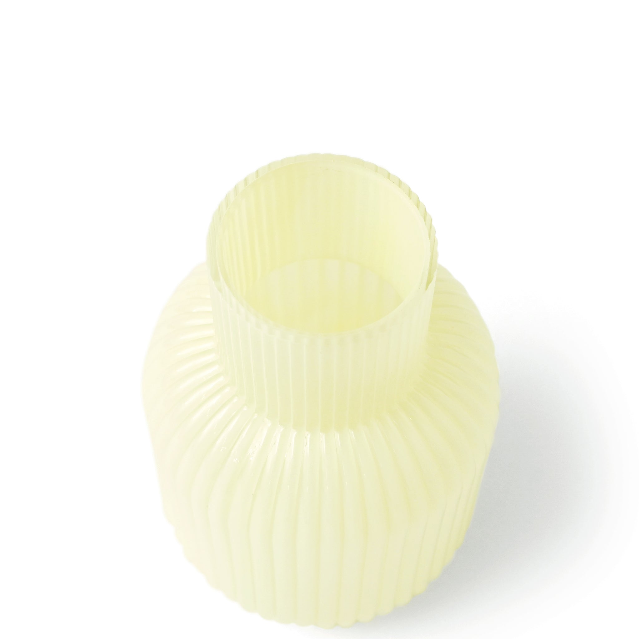 フラワーベース[パターンガラス] リブ