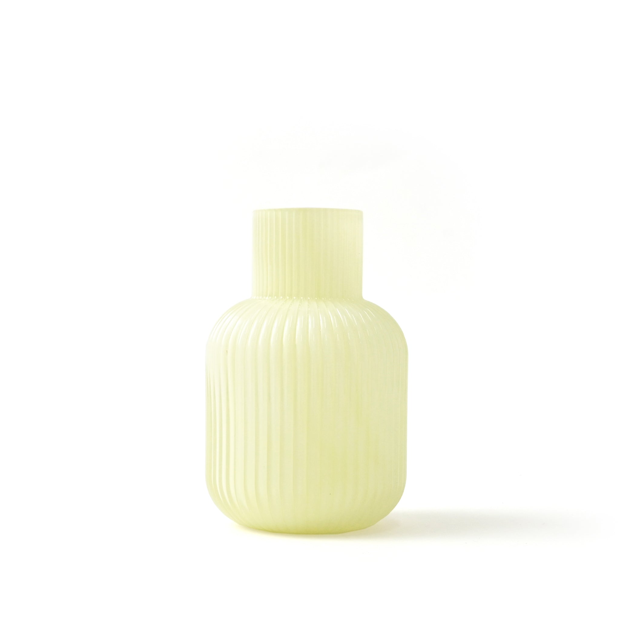 フラワーベース[パターンガラス] リブ