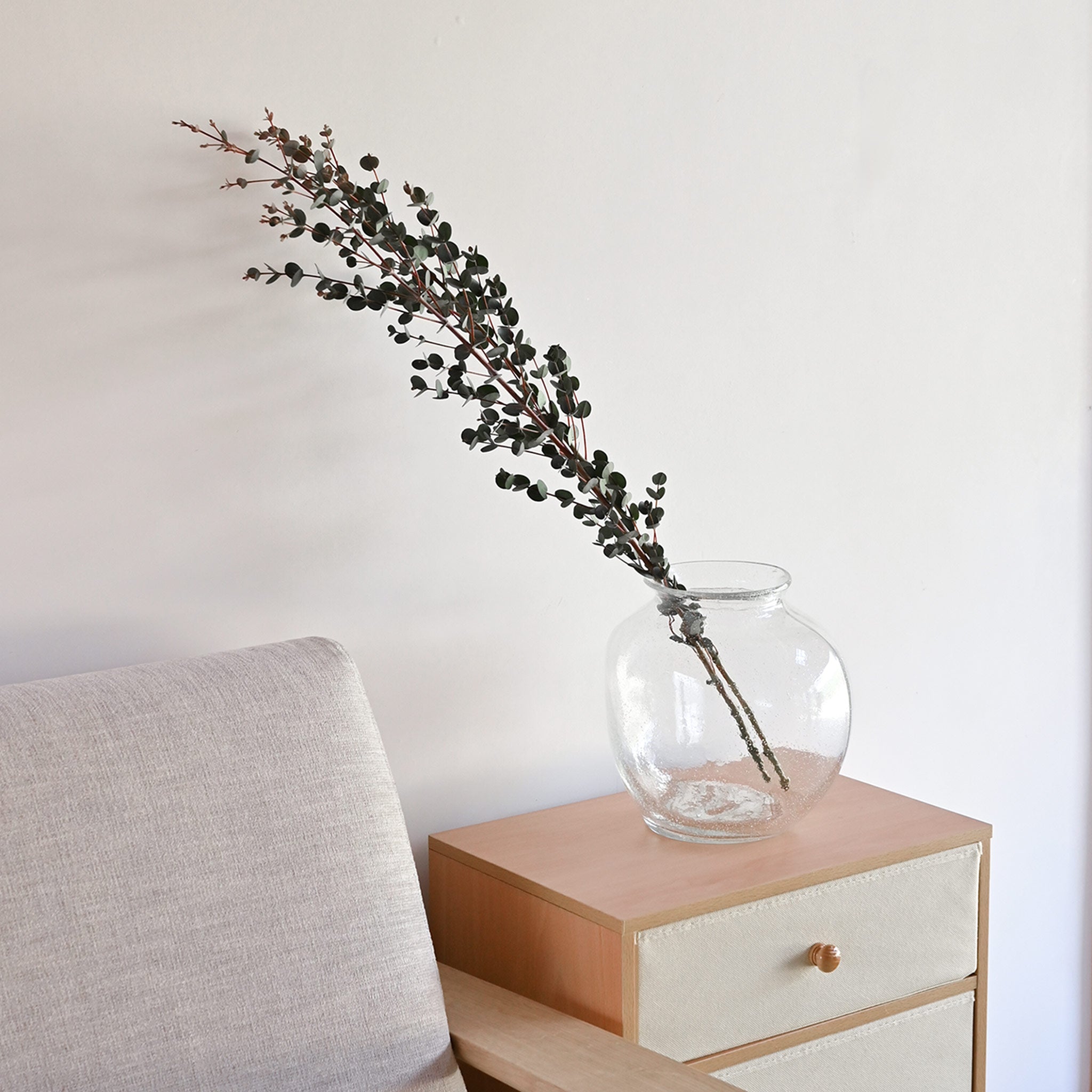 フラワーベース[パターンガラス] バブル M