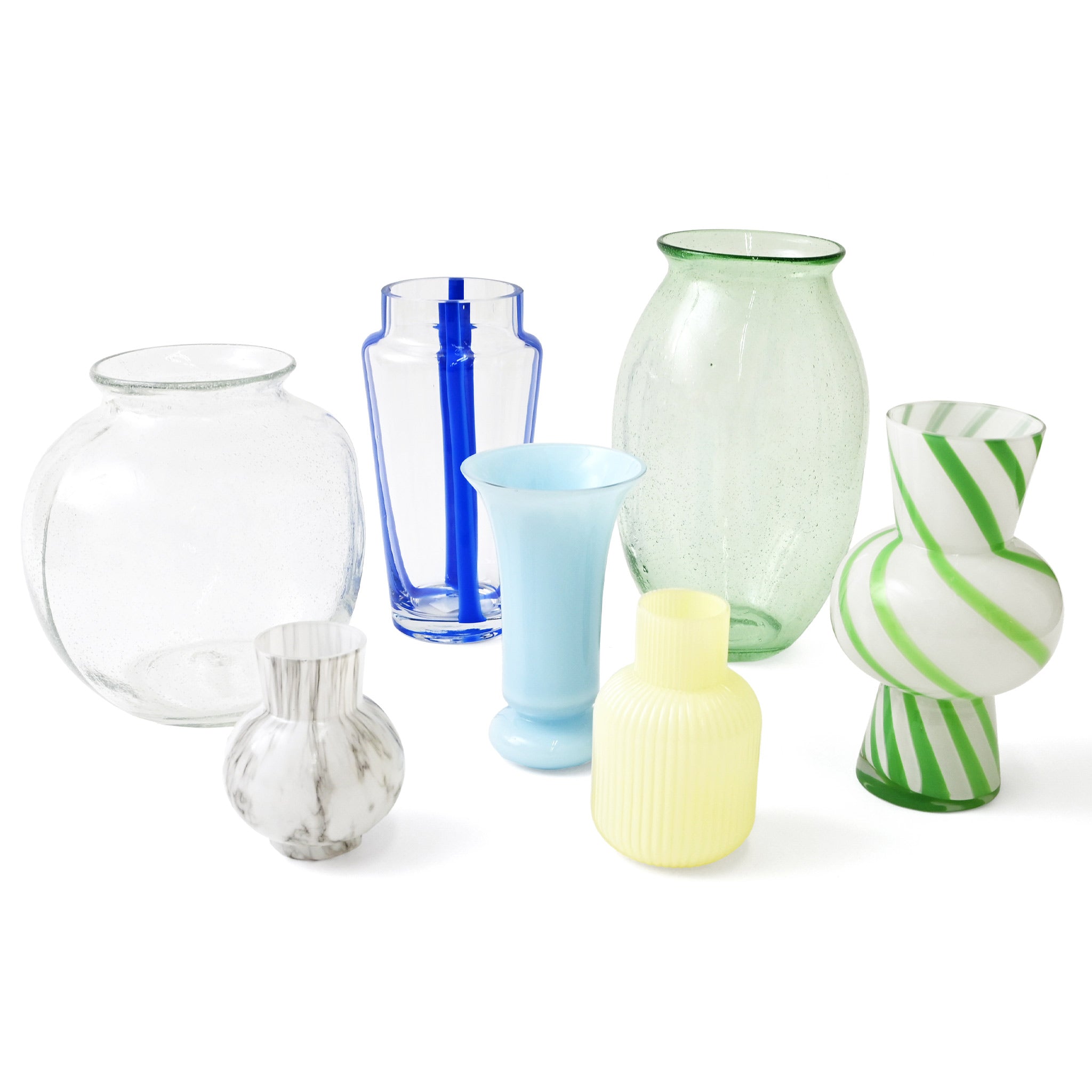 フラワーベース[パターンガラス] ポップ