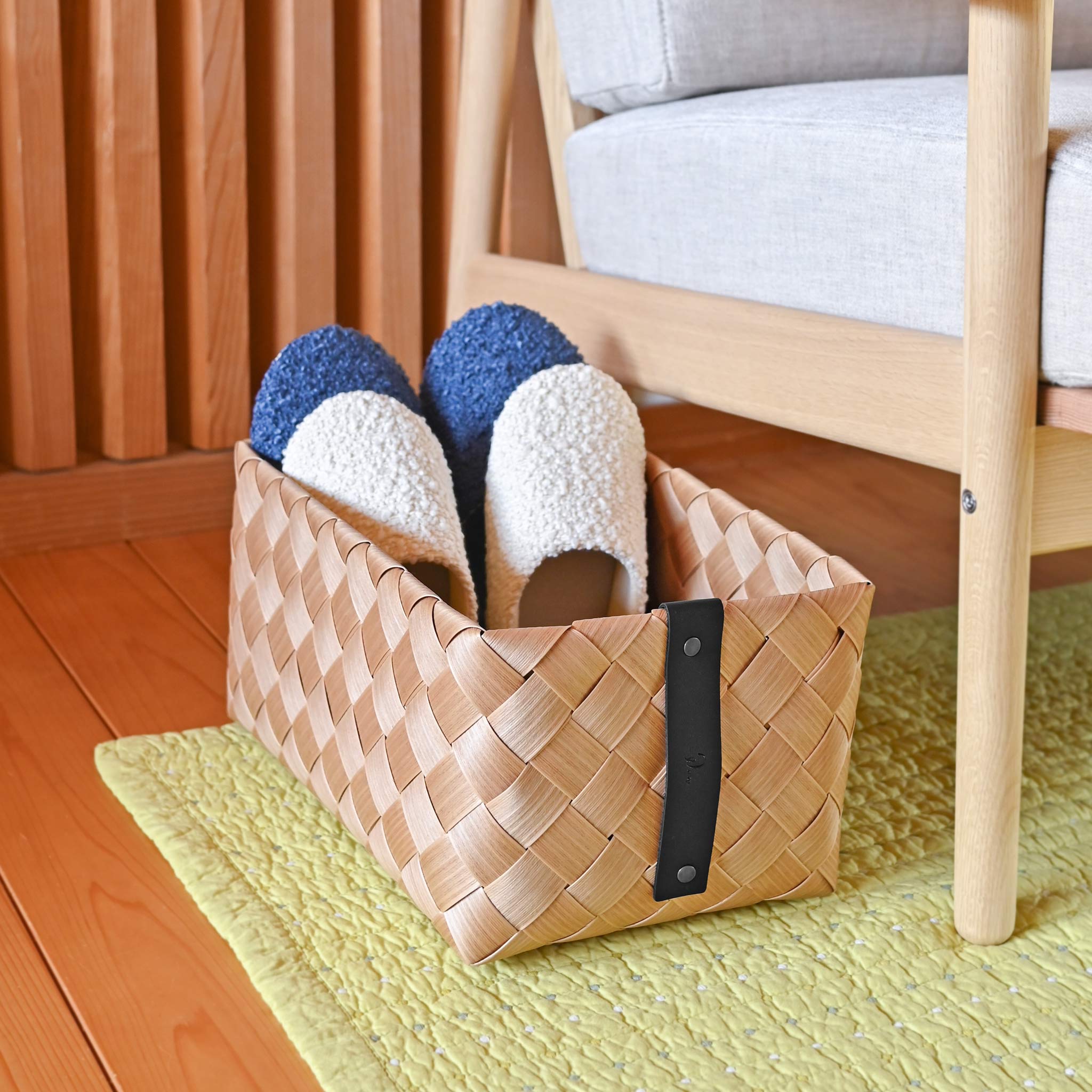 スクエアバスケット[コイヴ] M | deux C(ドゥ・セー)公式オンラインストア